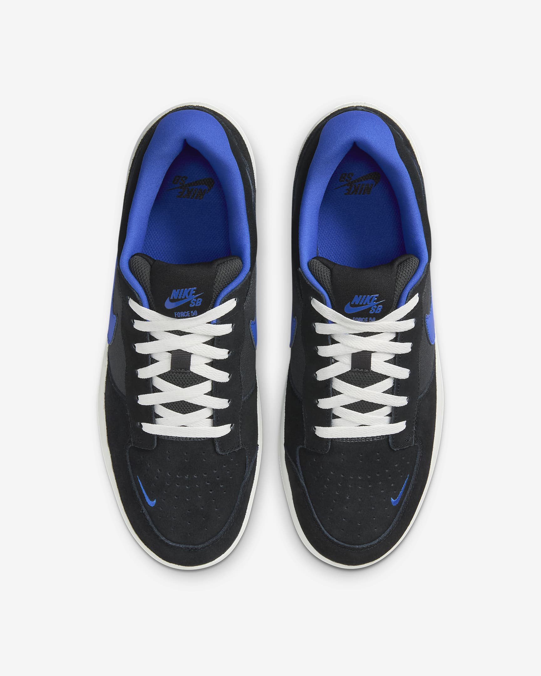 Tenis de skateboarding Nike SB Force 58 - Negro/Antracita/Blanco cumbre/Hiperroyal