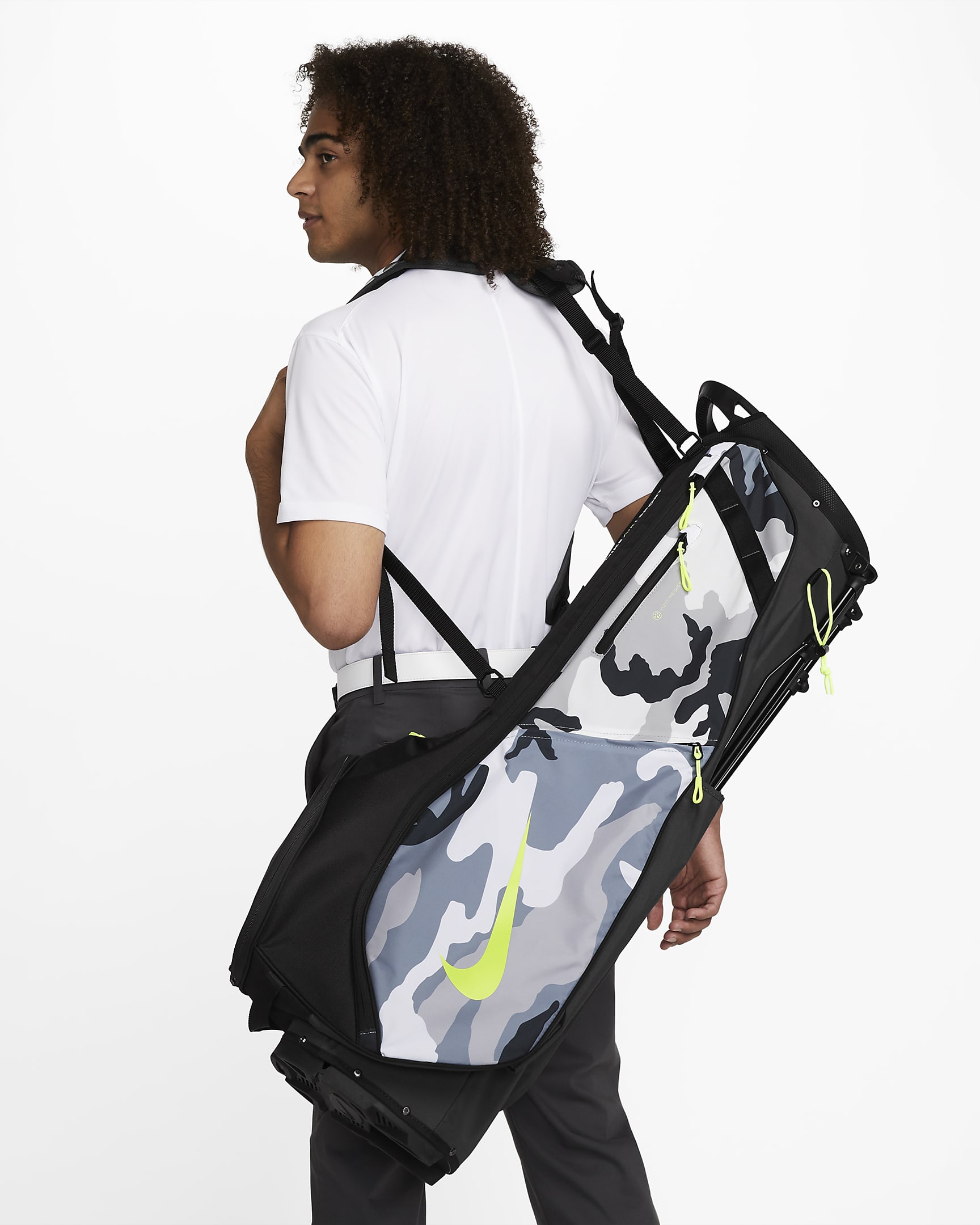 Bolsa de golf Nike Air Sport 2 - Antracita/Volt