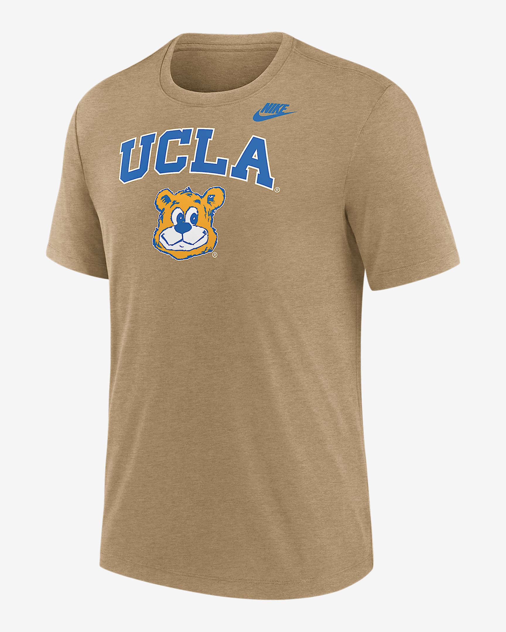 UCLA Legacy Arch Men's Nike College T-Shirt - Legend Light Brown