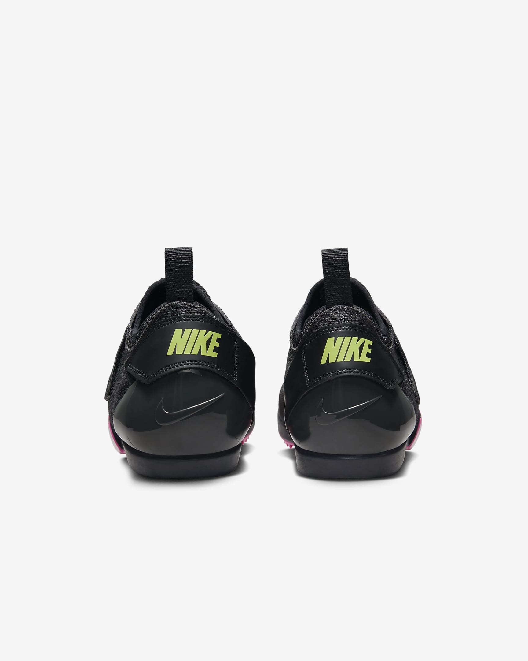 Nike Pole Vault Elite Track & Field Jumping Spikes - Anthracite/Black/Light Lemon Twist/Fierce Pink