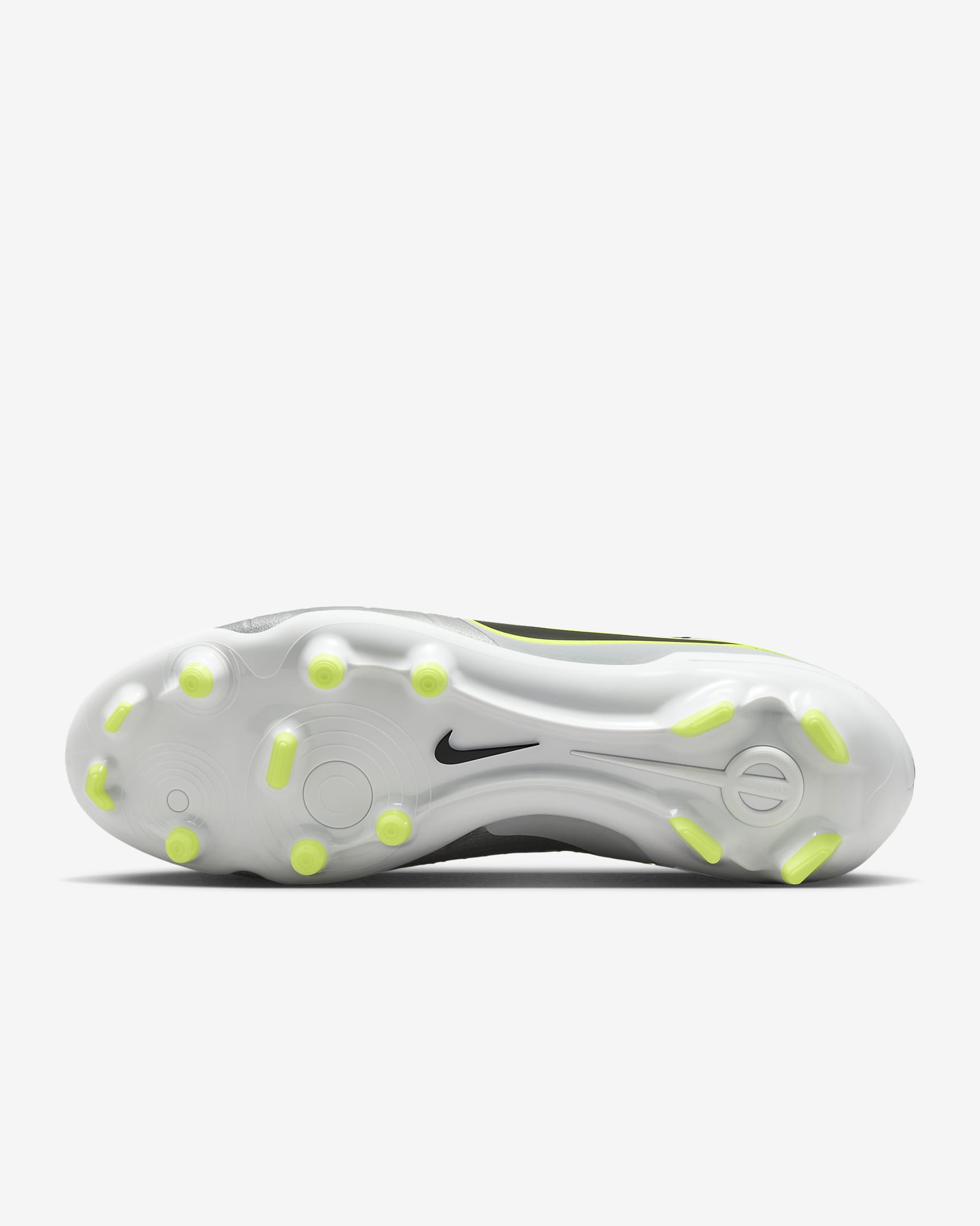 Nike Tiempo Legend 10 Academy Multi-Ground Low-Top Soccer Cleats - Metallic Silver/Volt/Black