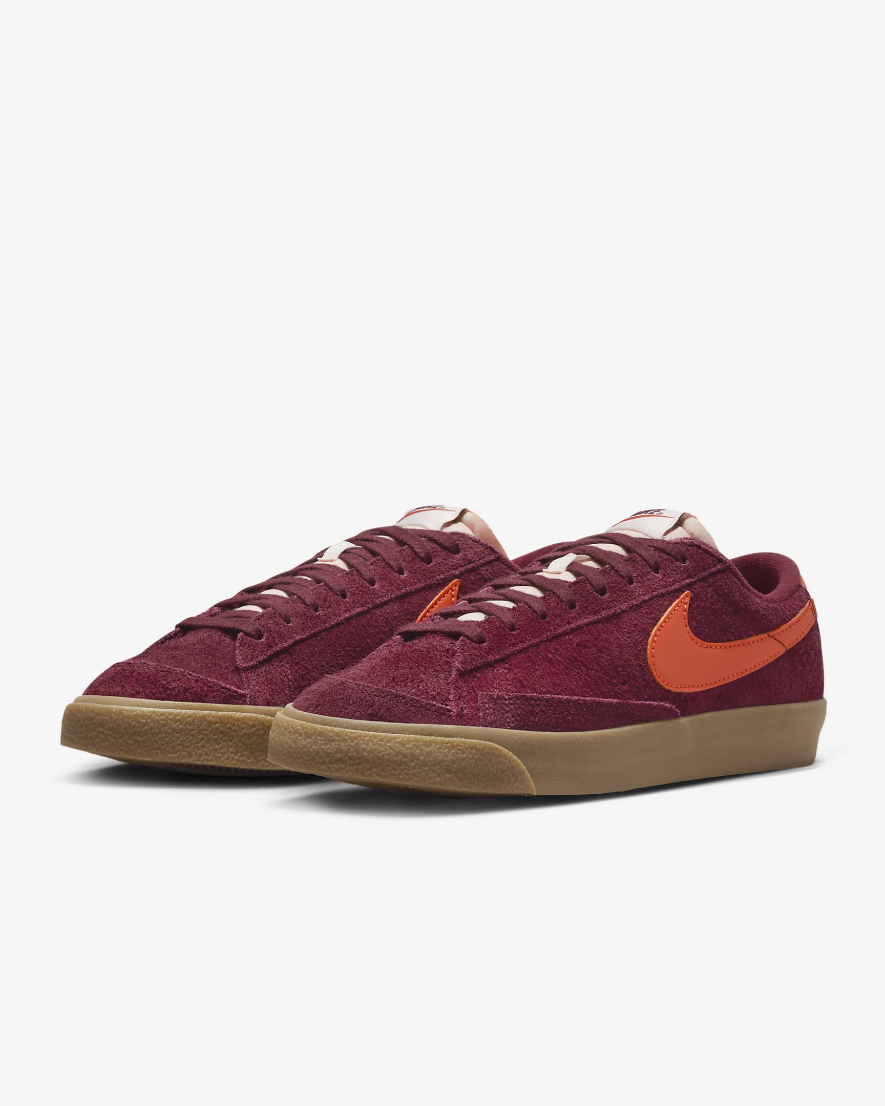 Nike Blazer Low '77 Vintage Women's Shoes - Team Red/Gum Light Brown/Team Orange/Safety Orange