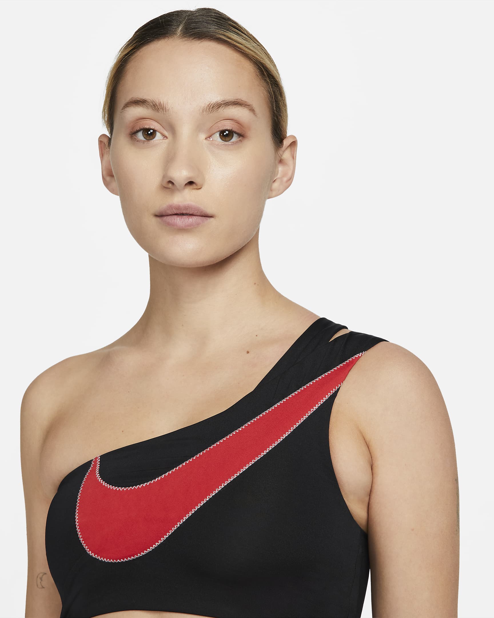 Prenda para la parte superior de traje de baño para mujer Nike - Negro