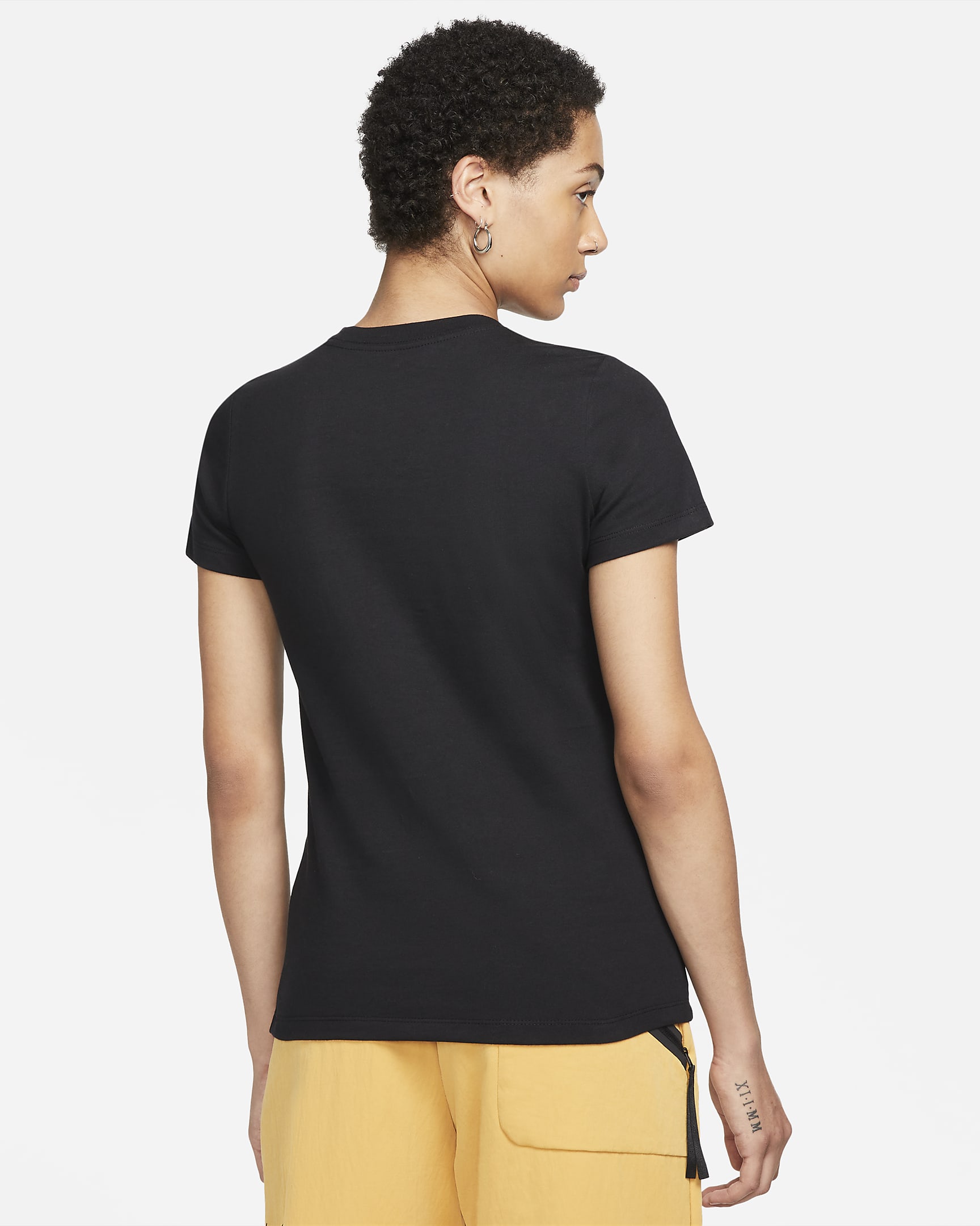 playeras negras nike mujer