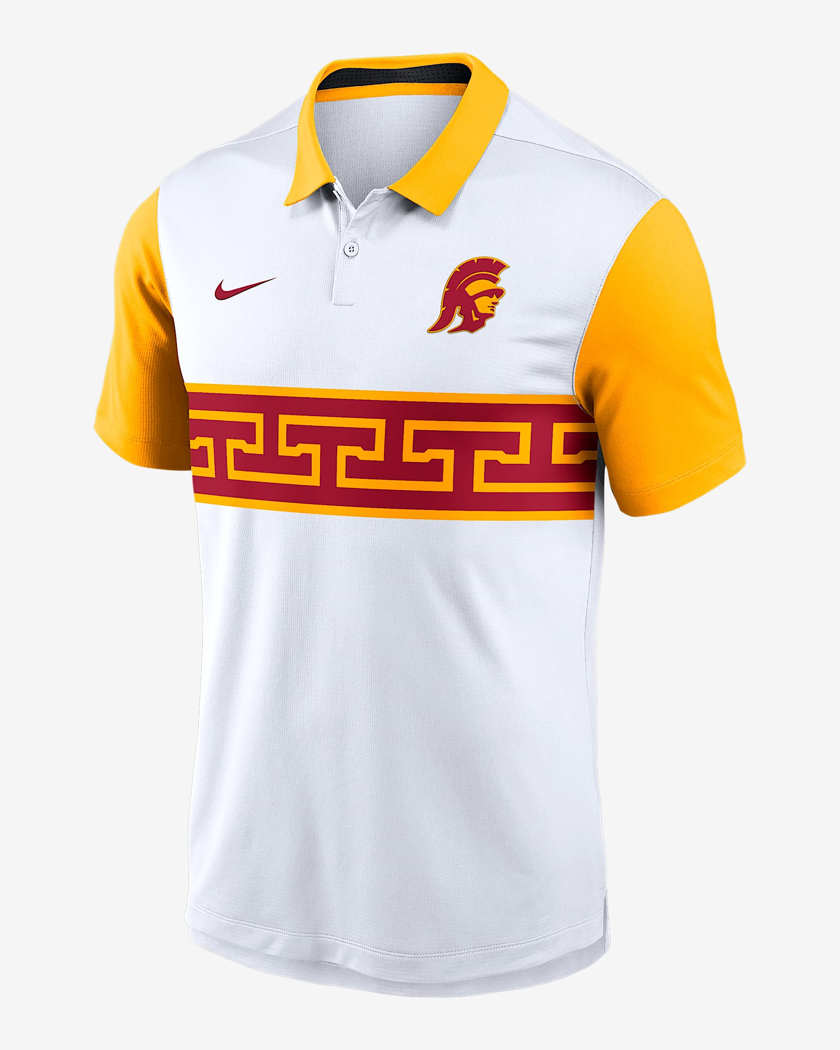 USC Athletic Prep Vapor Alt Logo Men's Nike Dri-FIT College Polo - White