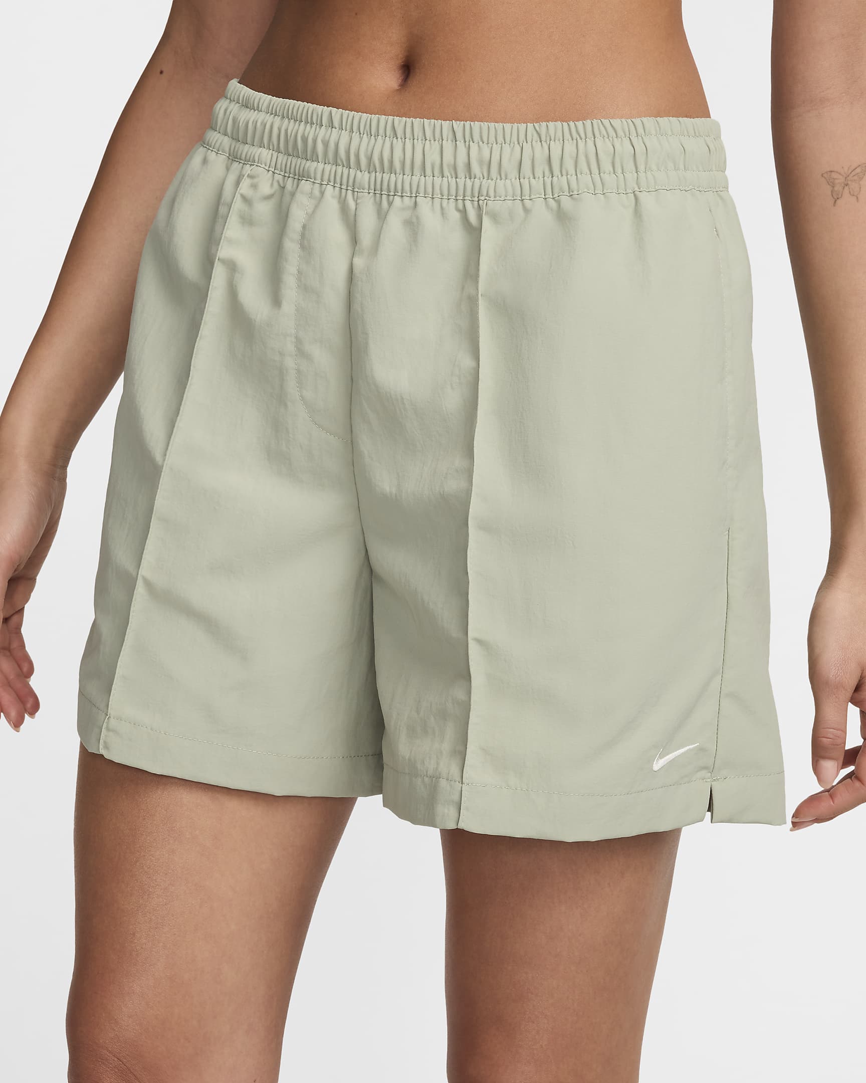 Shorts de tiro medio de 13 cm para mujer Nike Sportswear Everything ...