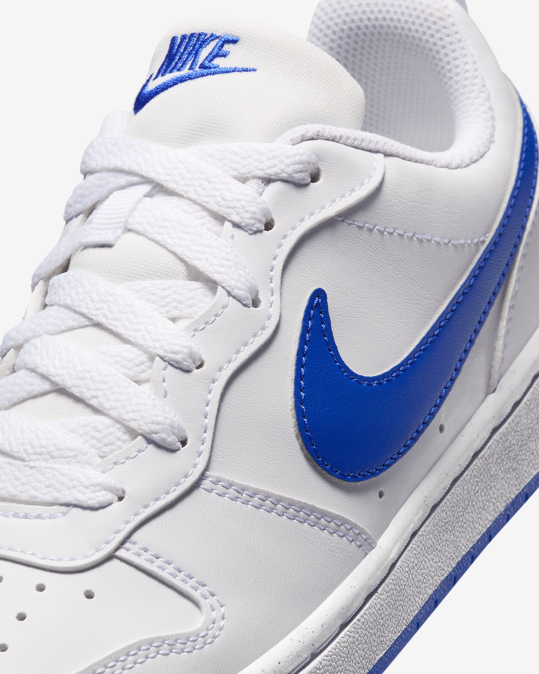 Calzado para niños grandes Nike Court Borough Low Recraft - Blanco/Hiperroyal