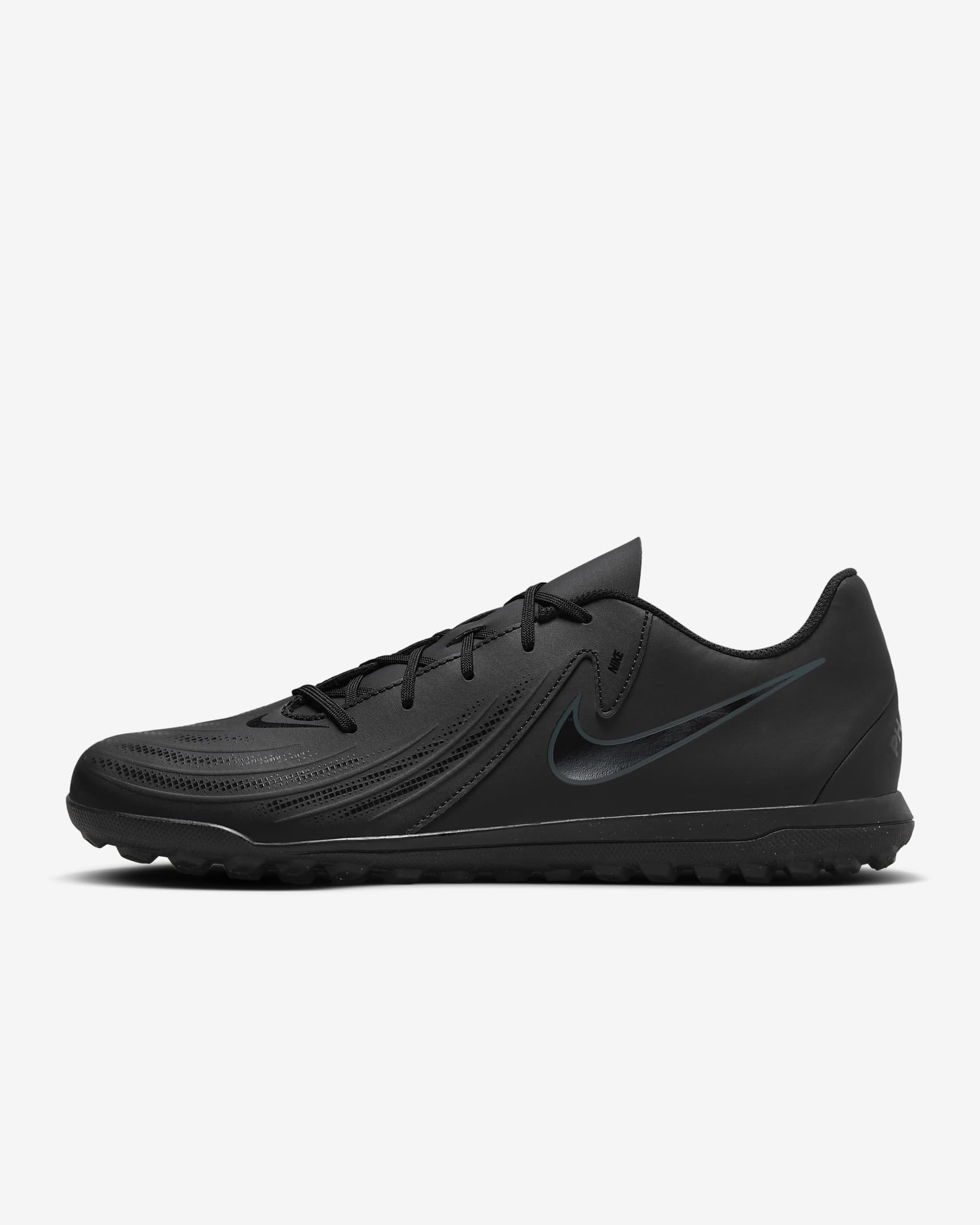 Nike Phantom GX 2 Club TF Low-Top Football Shoes - Black/Deep Jungle/Black