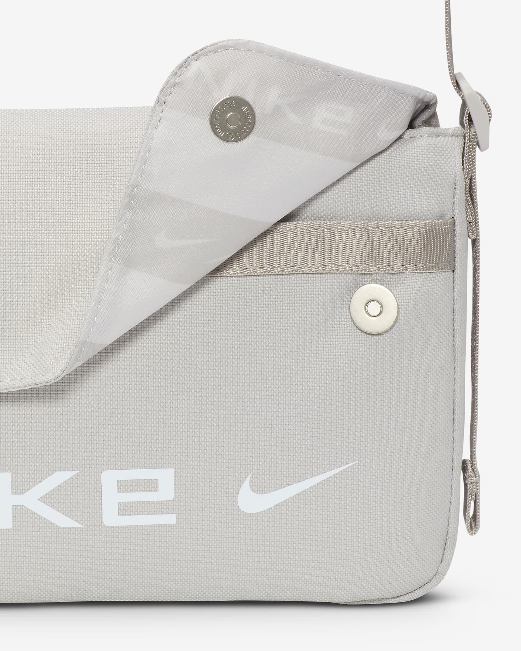 Nike Sportswear Futura Women's Cross-Body Bag (3L) - Light Iron Ore/Light Iron Ore/White