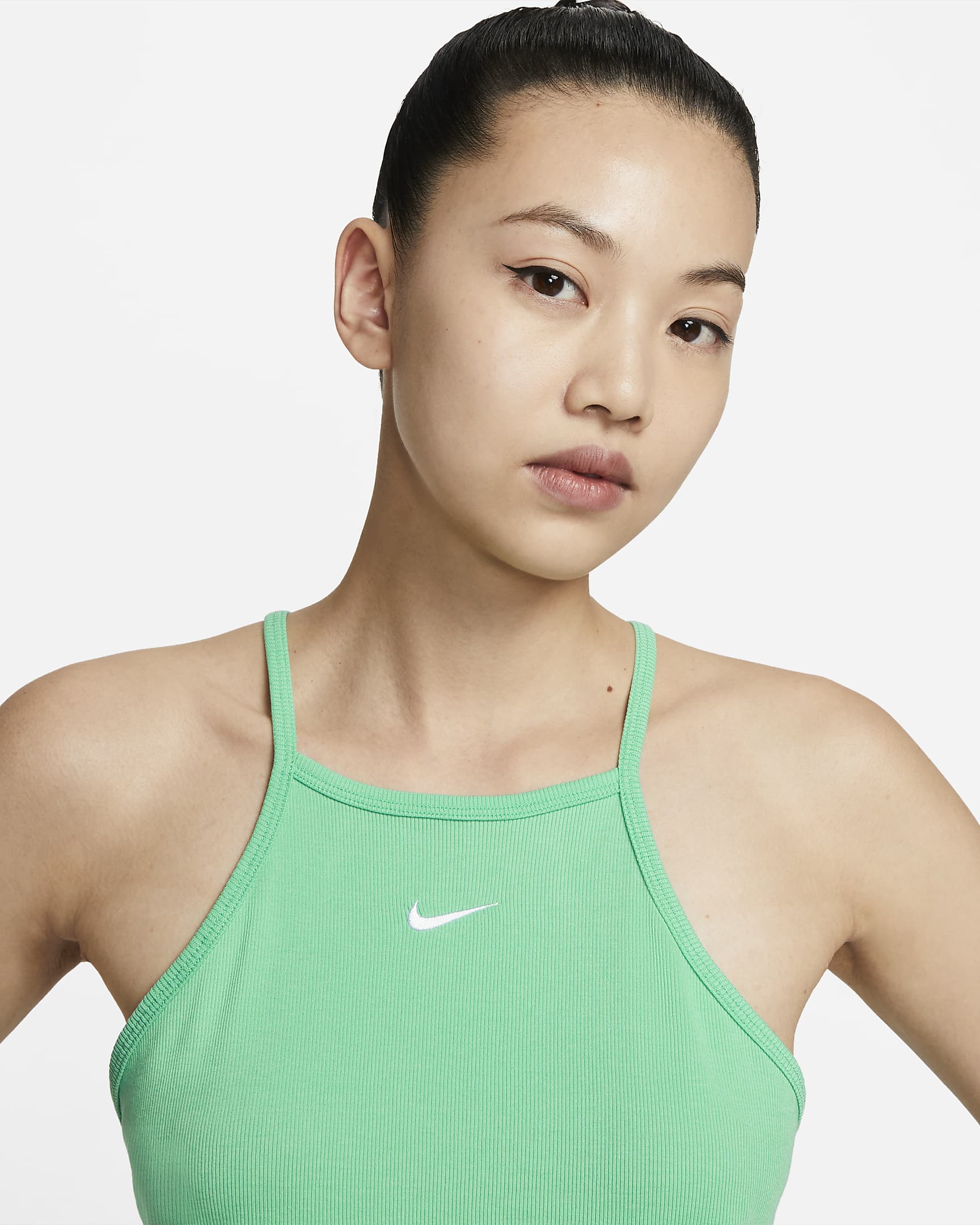 Nike Sportswear Essentials Women's Ribbed Tank Top. Nike IN