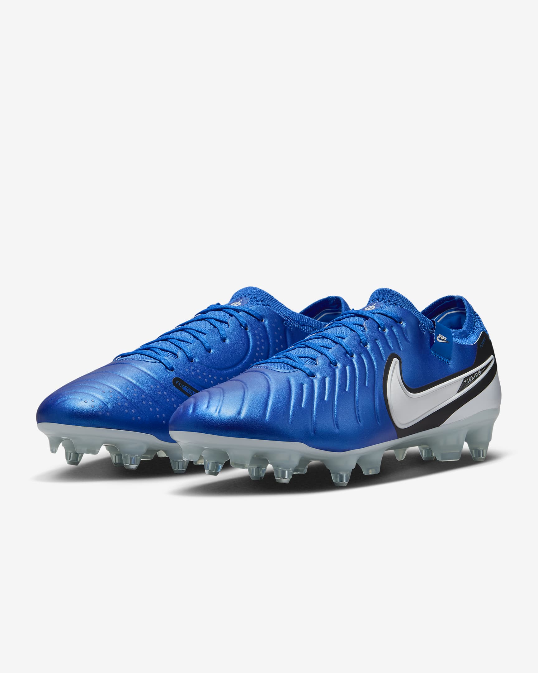 Nike Tiempo Legend 10 Elite Soft-Ground Low-Top Football Boot - Soar/White