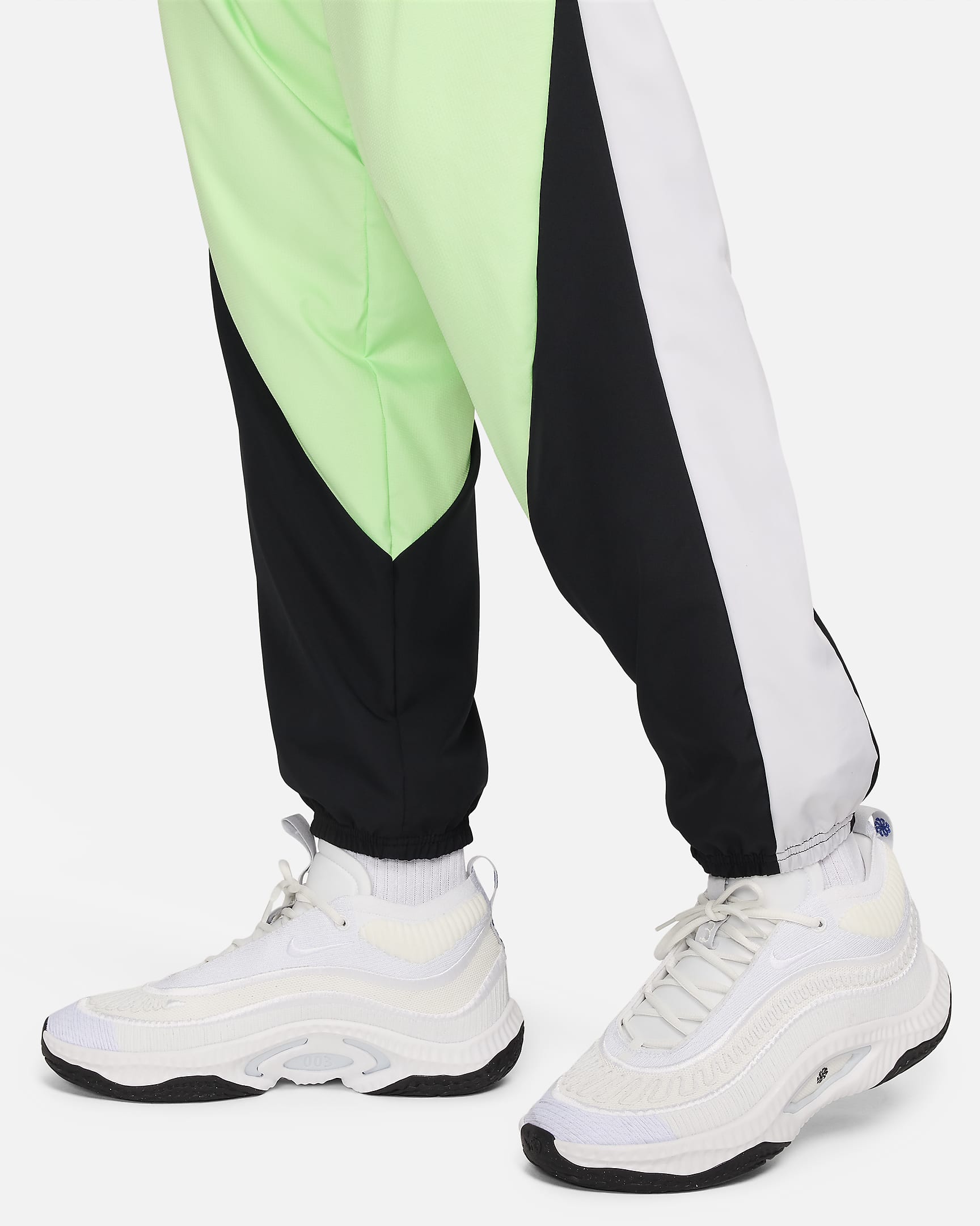 Nike Starting 5 kosárlabdás férfinadrág - Vapor Green/Fekete/Fehér/Fehér