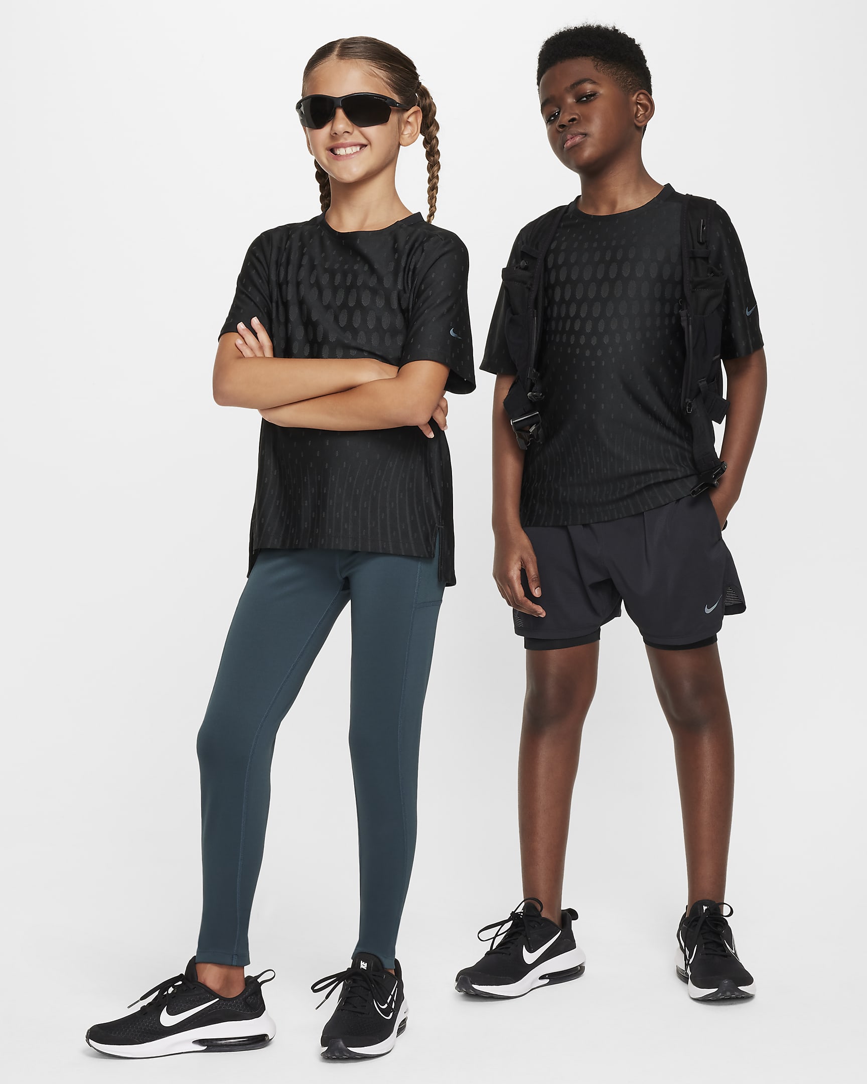 Nike Multi Tech Dri-FIT-ADV-Trainingsoberteil für ältere Kinder (Jungen) - Schwarz/Dark Smoke Grey/Schwarz