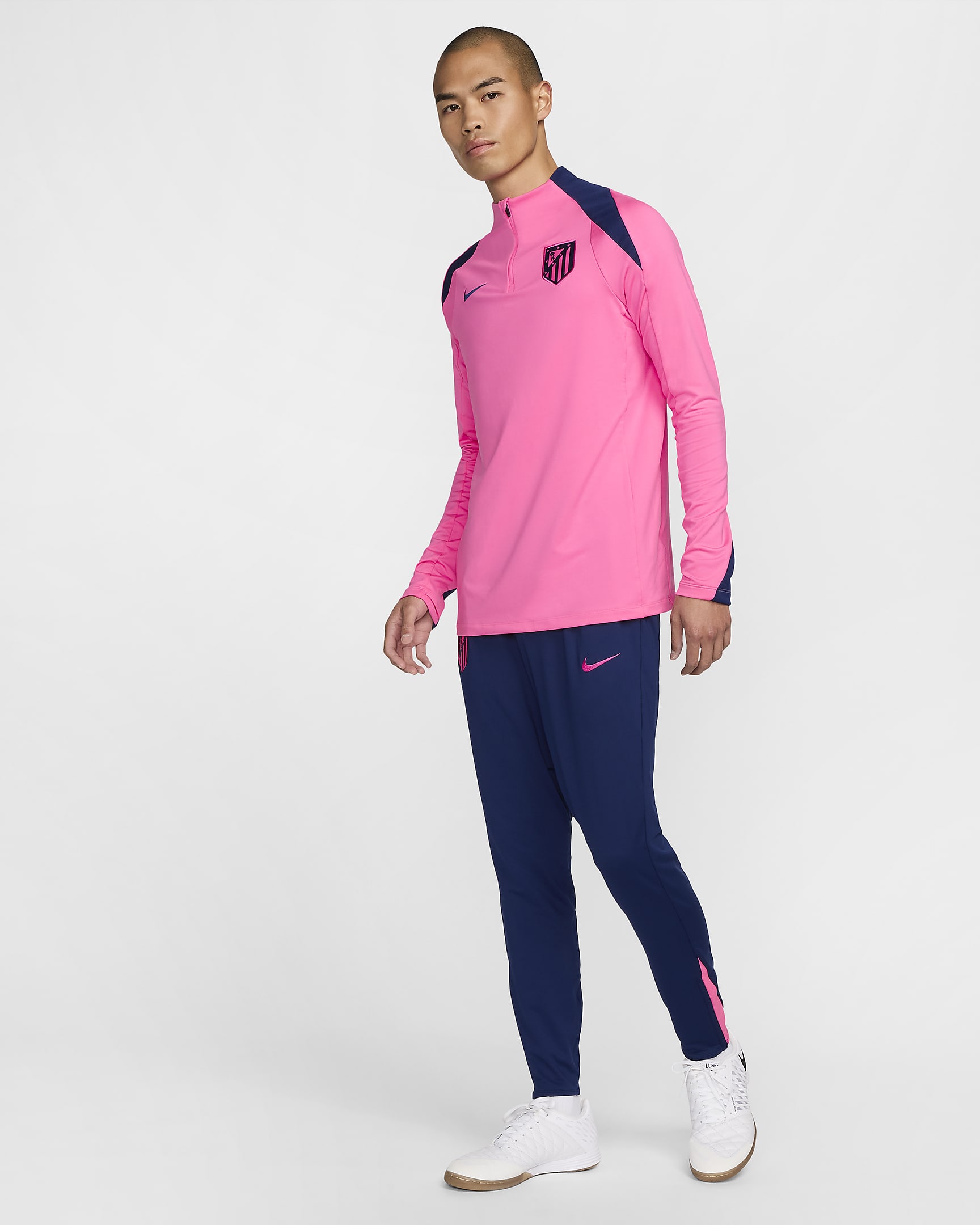 Atlético Madrid Strike Third Men's Nike Dri-FIT Football Pants - Blue Void/Pink Glow