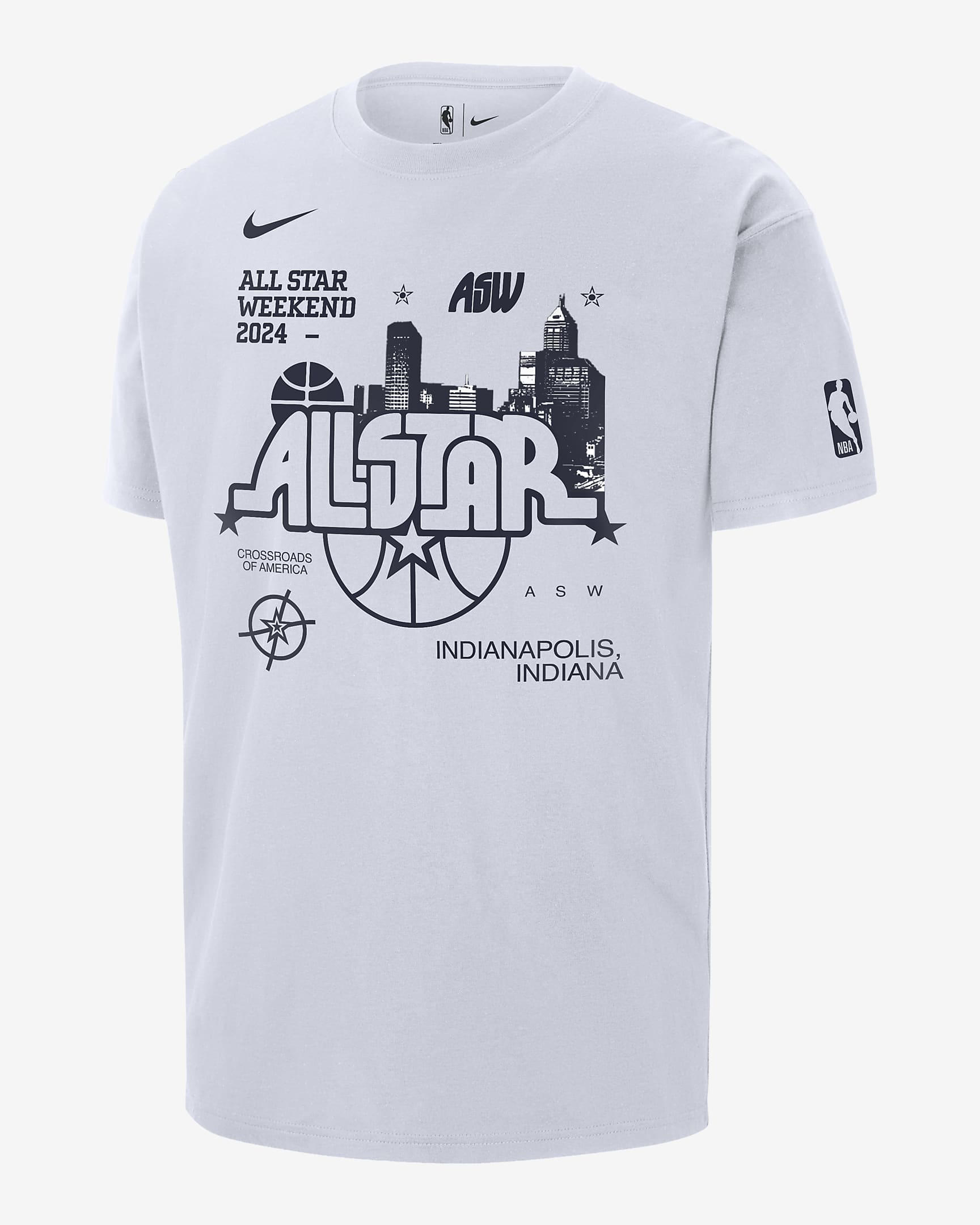 2024 AllStar Weekend Men's Nike NBA Max90 TShirt. Nike BE