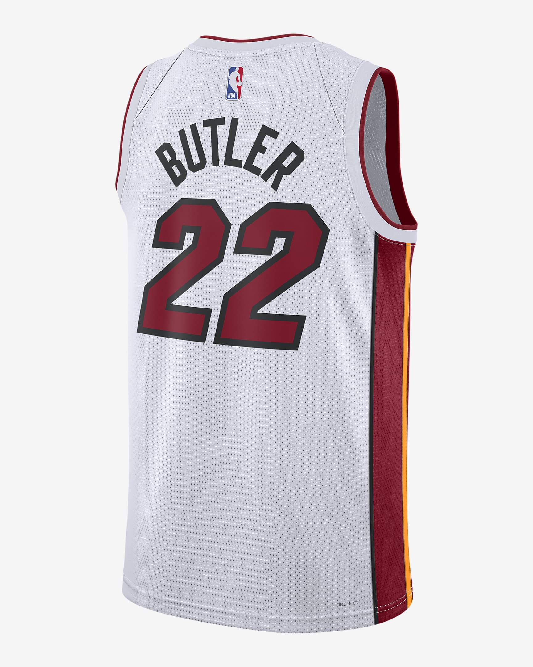 Miami Heat Association Edition 2022/23 Nike Dri-FIT NBA Swingman-trøje til mænd - hvid