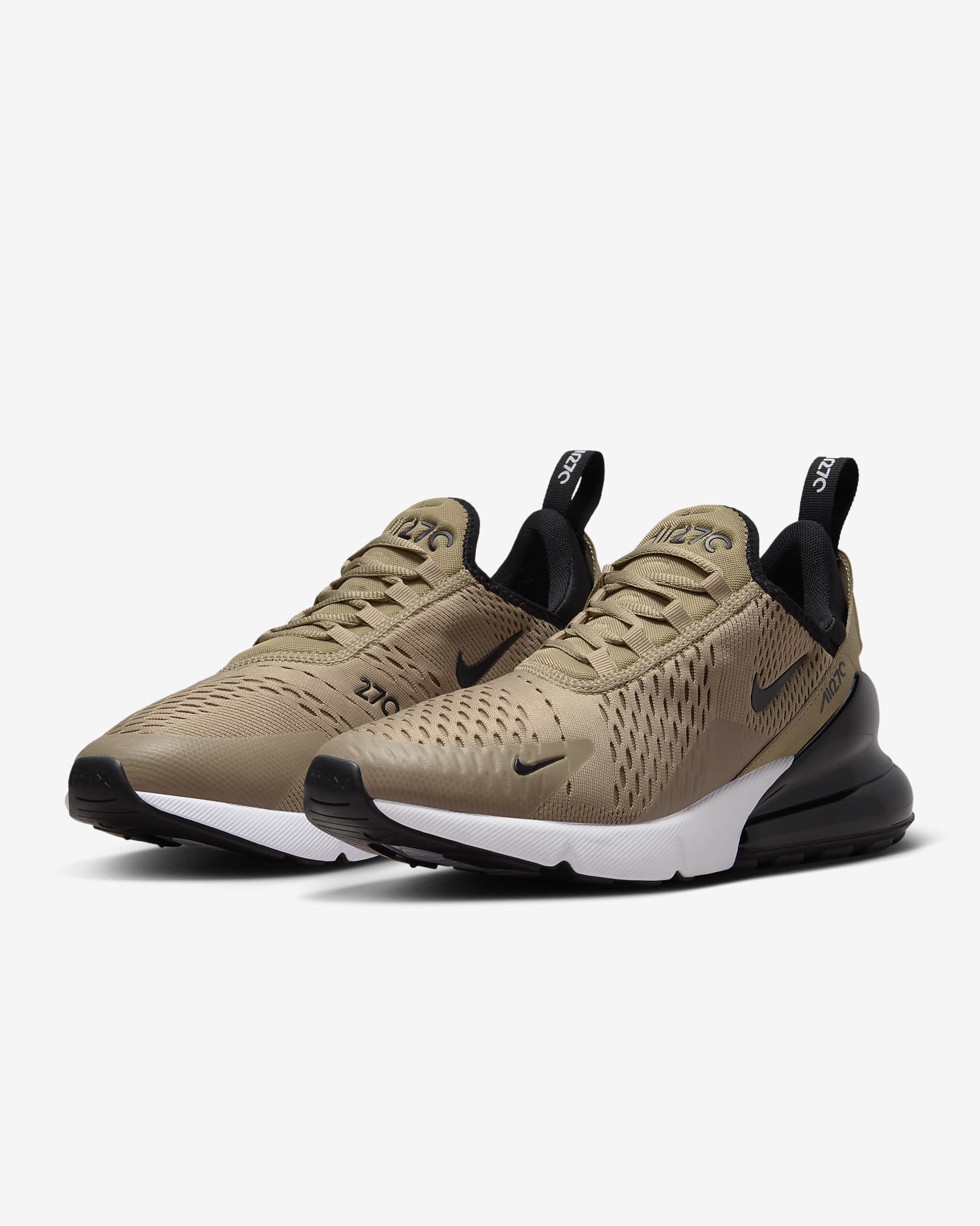 Tenis Nike Air Max 270 - Caqui/Blanco/Negro