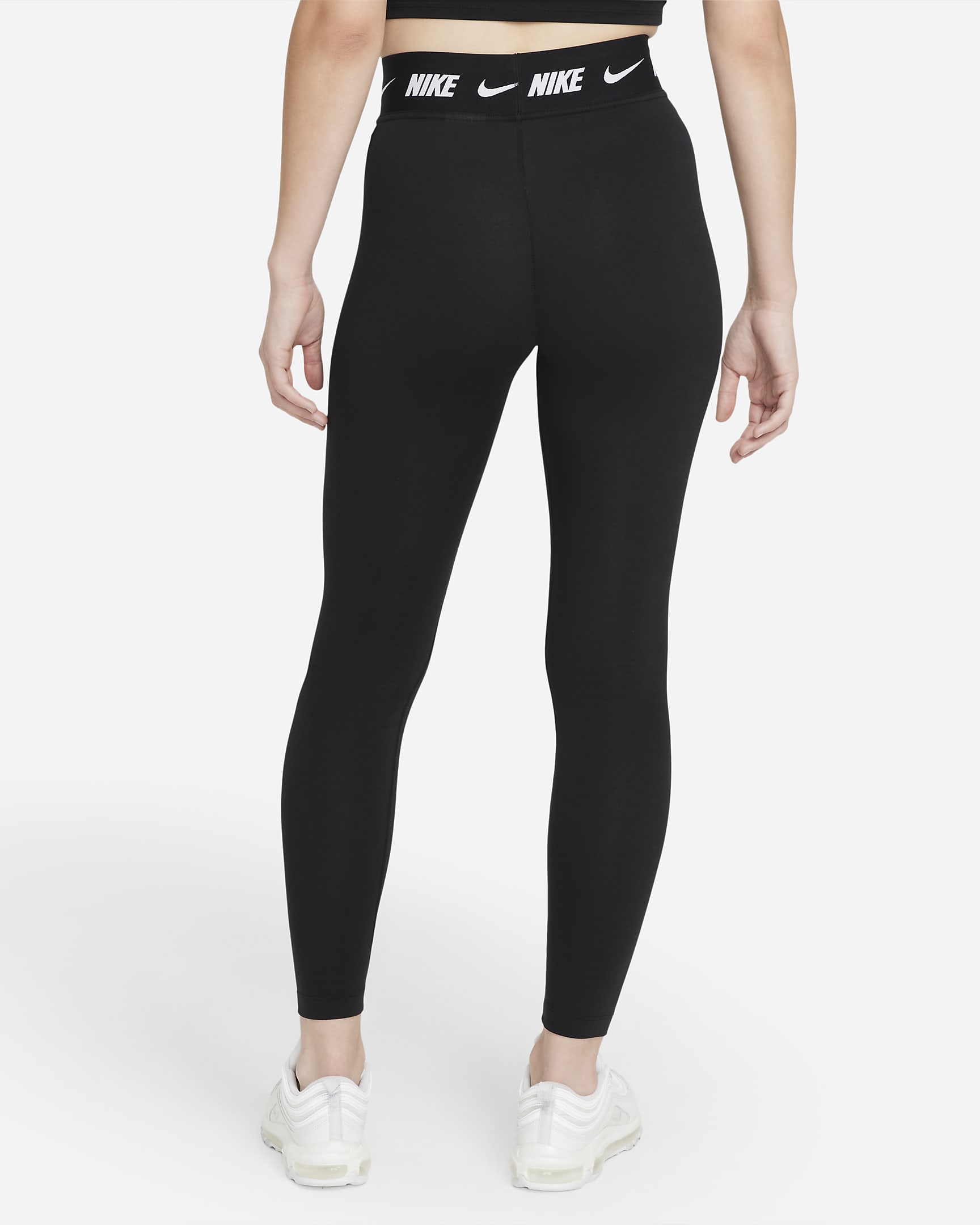 Legging taille haute Nike Sportswear Club pour Femme - Noir/Dark Smoke Grey