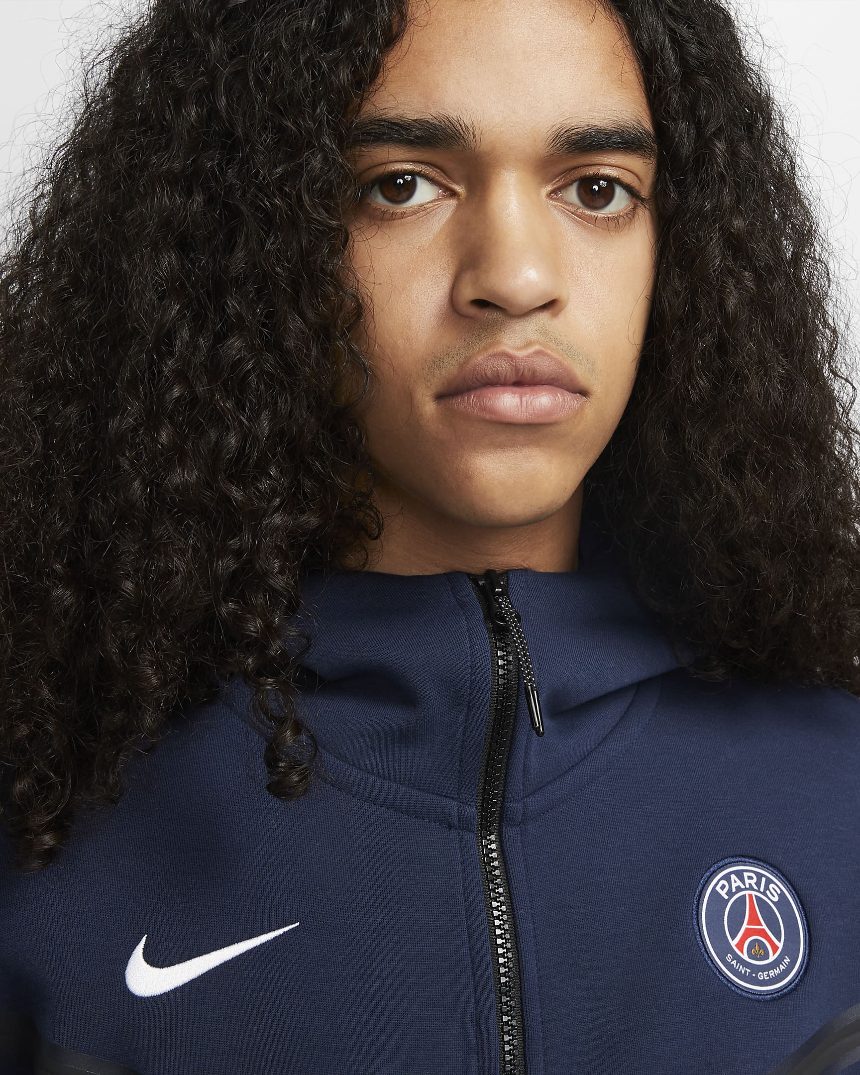 Sudadera con gorro de cierre completo para hombre Paris Saint-Germain ...