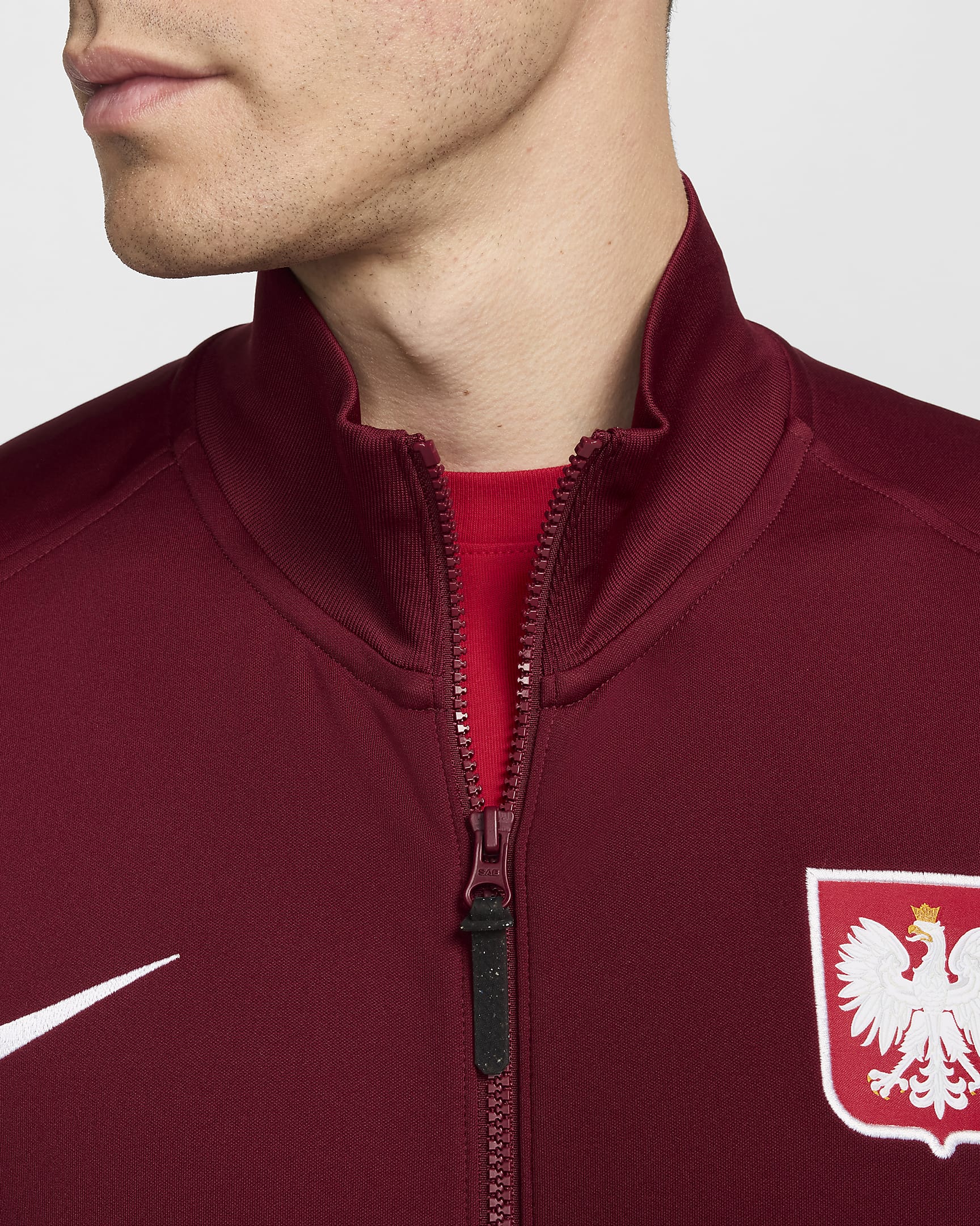 Poland Academy Pro Men's Nike Football Jacket - Team Red/Sport Red/White