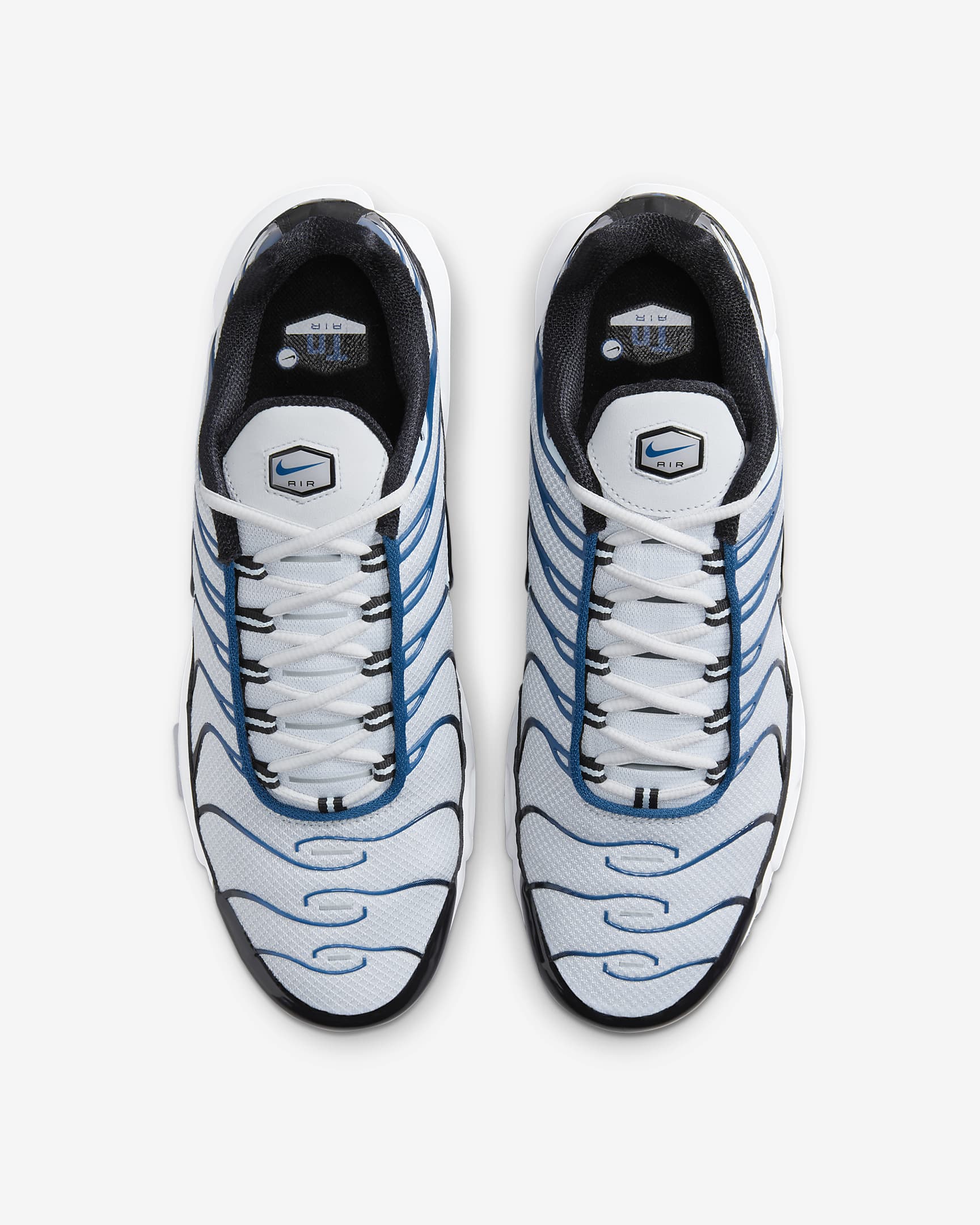 Nike Air Max Plus Men's Shoes - Pure Platinum/Court Blue/Glacier Blue/Black