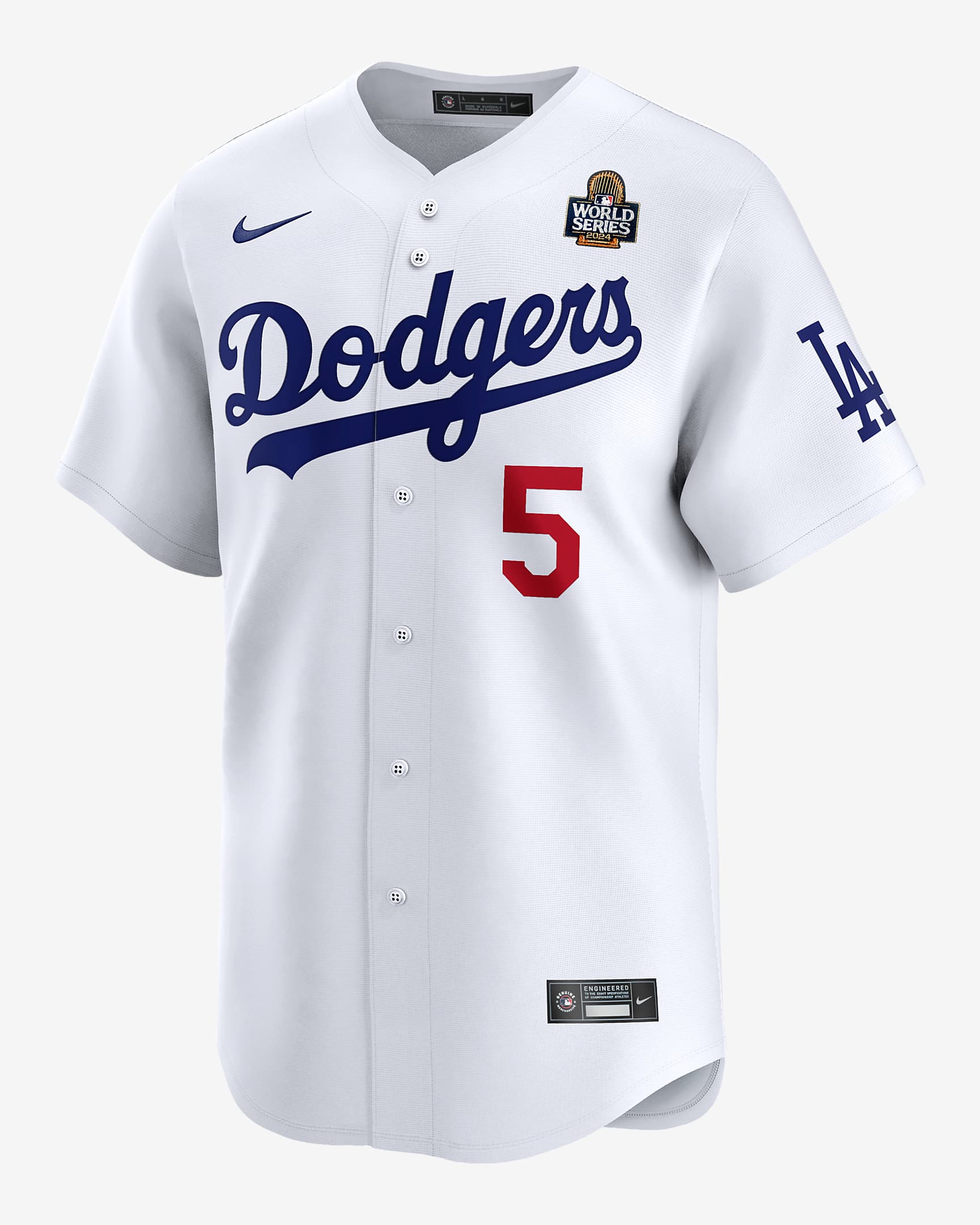 Freddie Freeman Los Angeles Dodgers 2024 World Series Men’s Nike DriFIT ADV MLB Limited Jersey