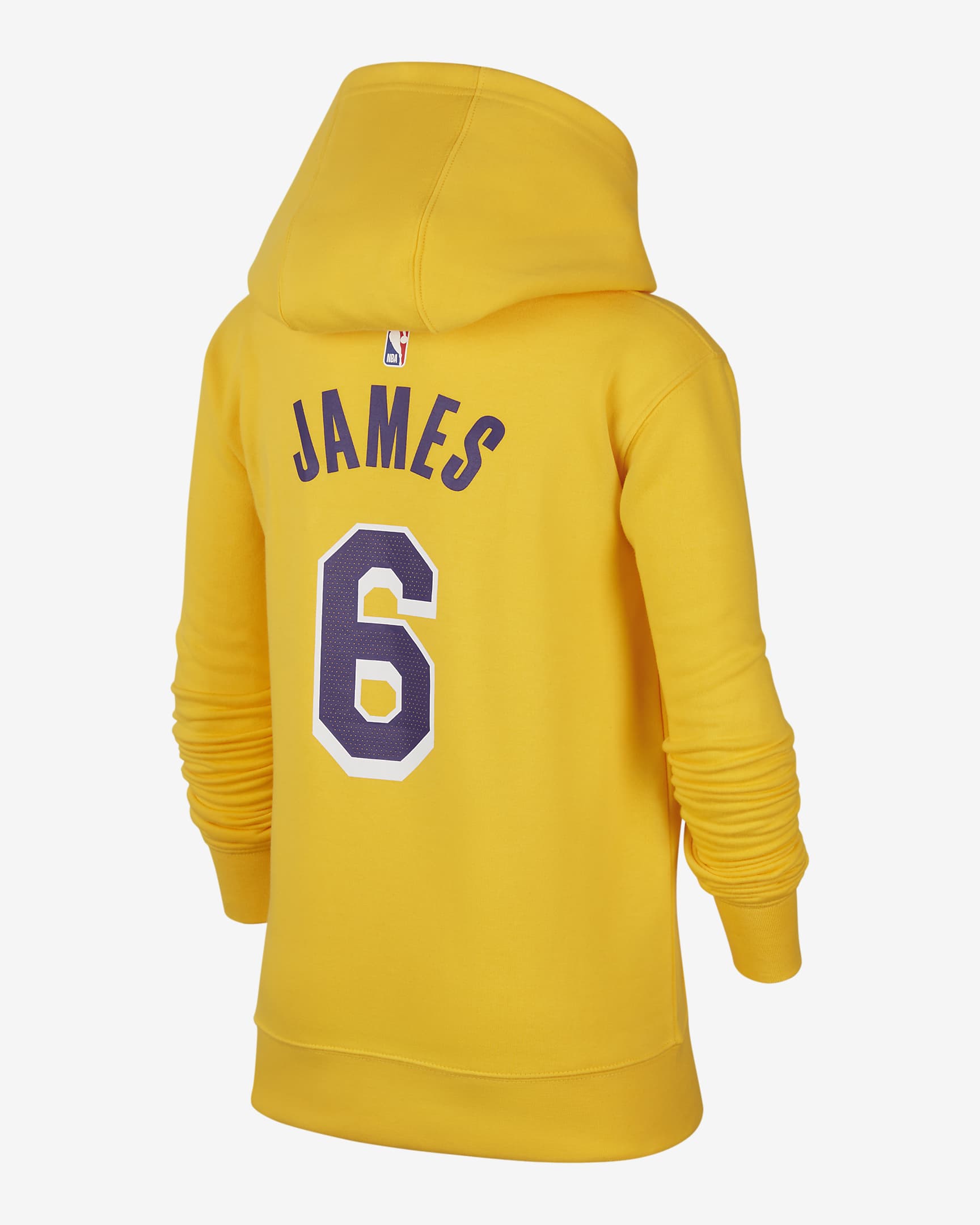 Sweat à Capuche En Tissu Fleece Nike Nba Los Angeles Lakers Pour Ado Nike Lu