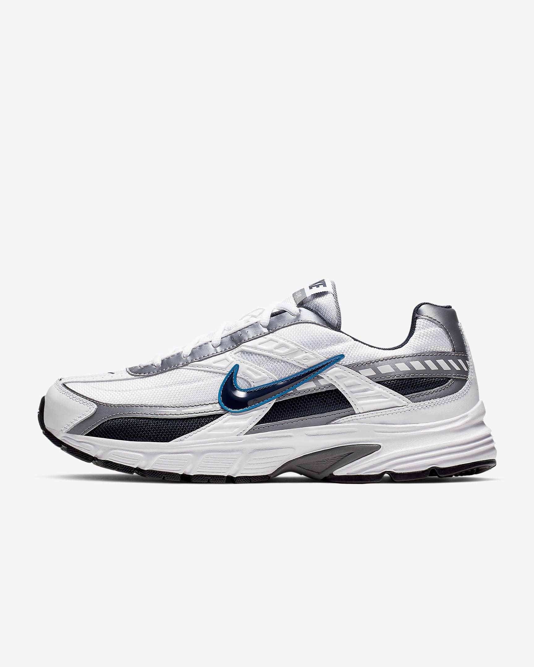 Tenis de correr Nike Initiator para hombre - Blanco/Gris azulado metálico/Obsidiana