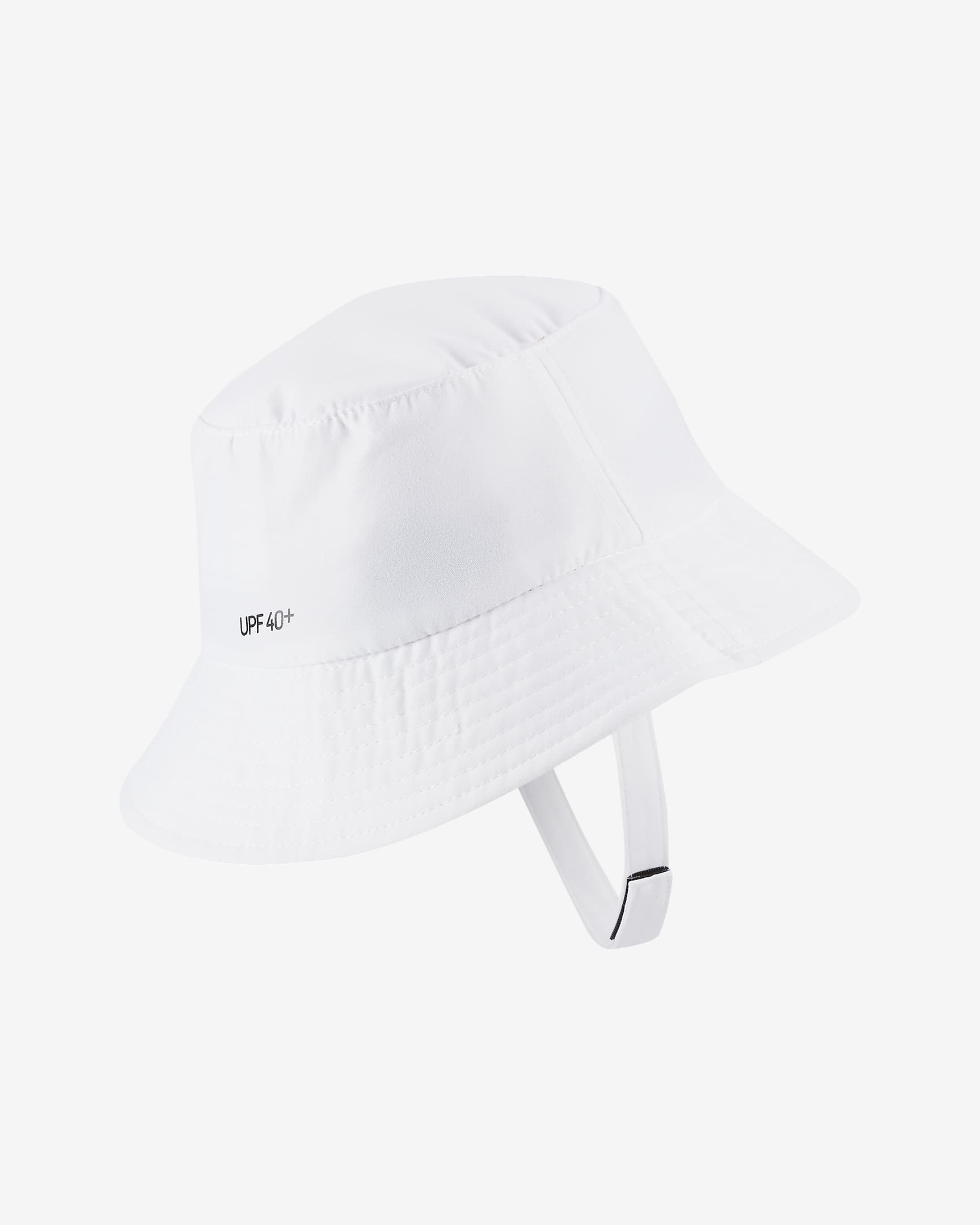 Nike UPF 40+ Toddler Bucket Hat - White