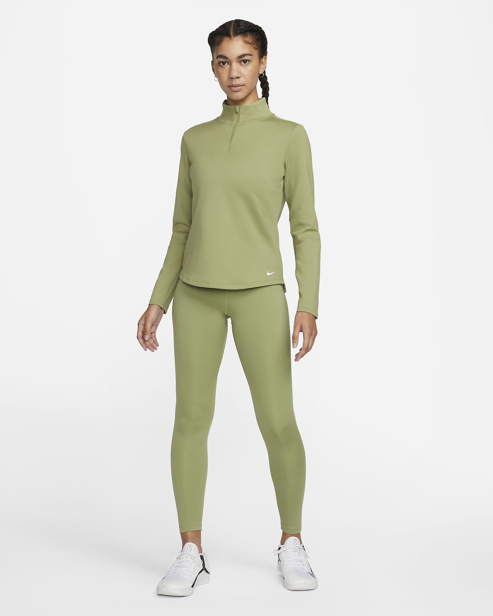 Nike Therma-FIT One Women's Long-Sleeve 1/2-Zip Top. Nike CZ