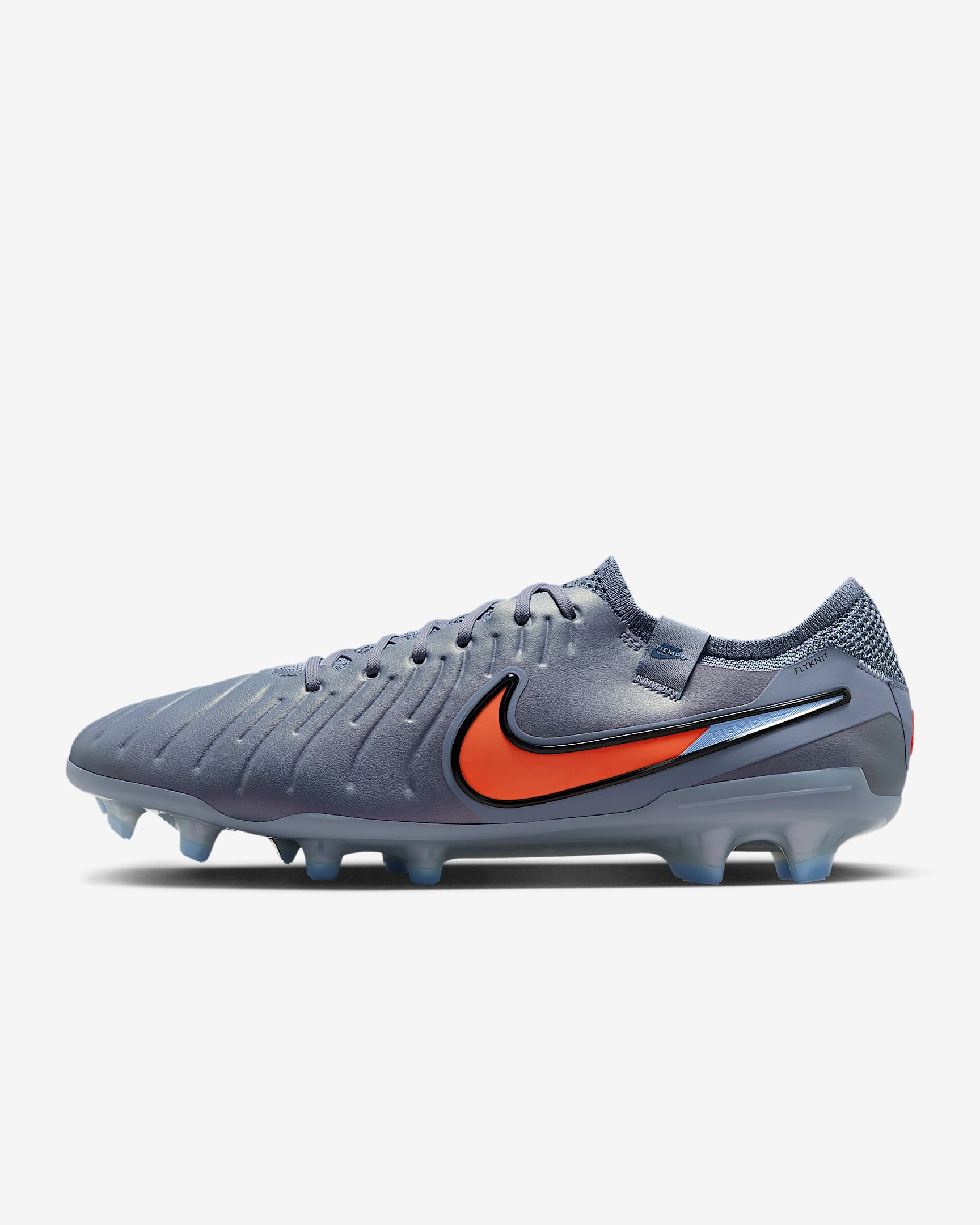 Nike Tiempo Legend 10 Elite Firm-Ground Low-Top Football Boot - Blue Eclipse/Black