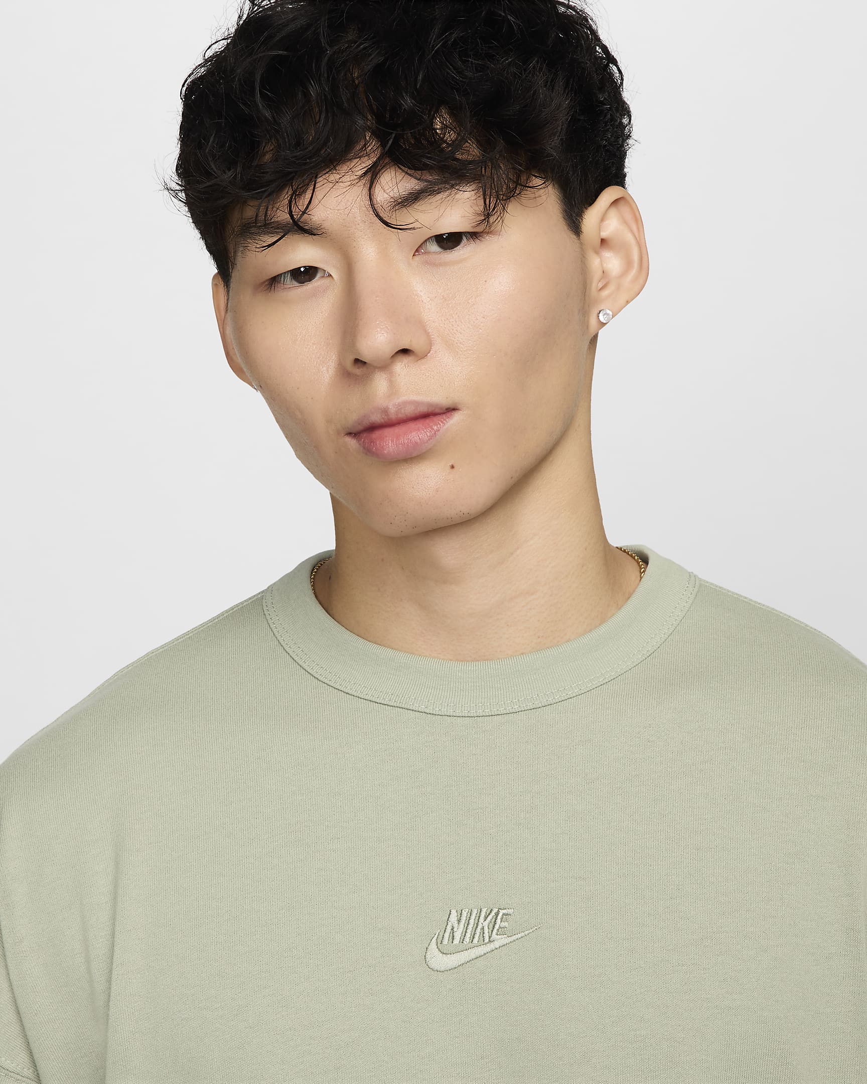 Nike Sportswear Premium Essentials Men's Oversized T-Shirt - Jade Horizon