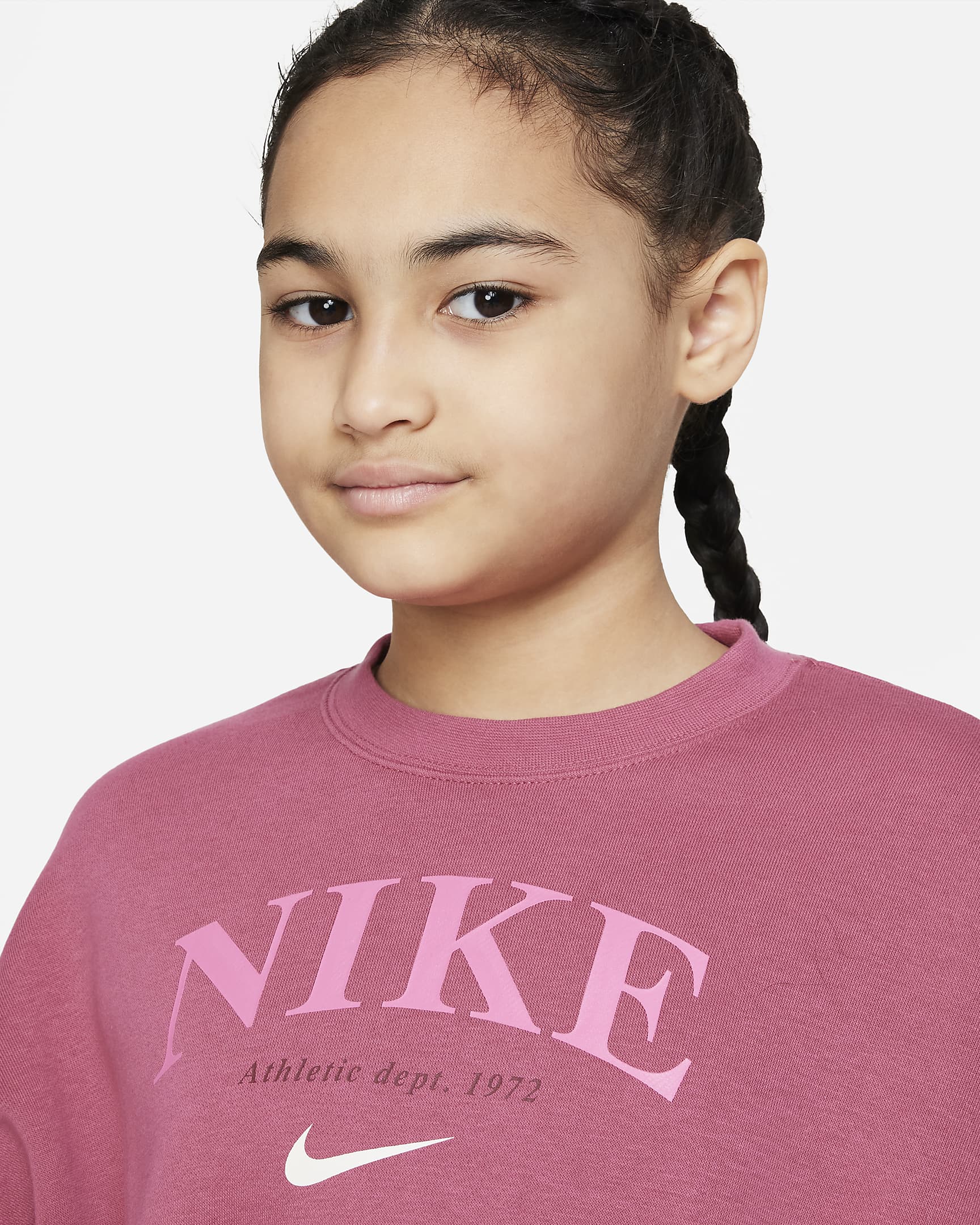 Nike Sportswear Big Kids' (Girls') Fleece Sweatshirt. Nike.com