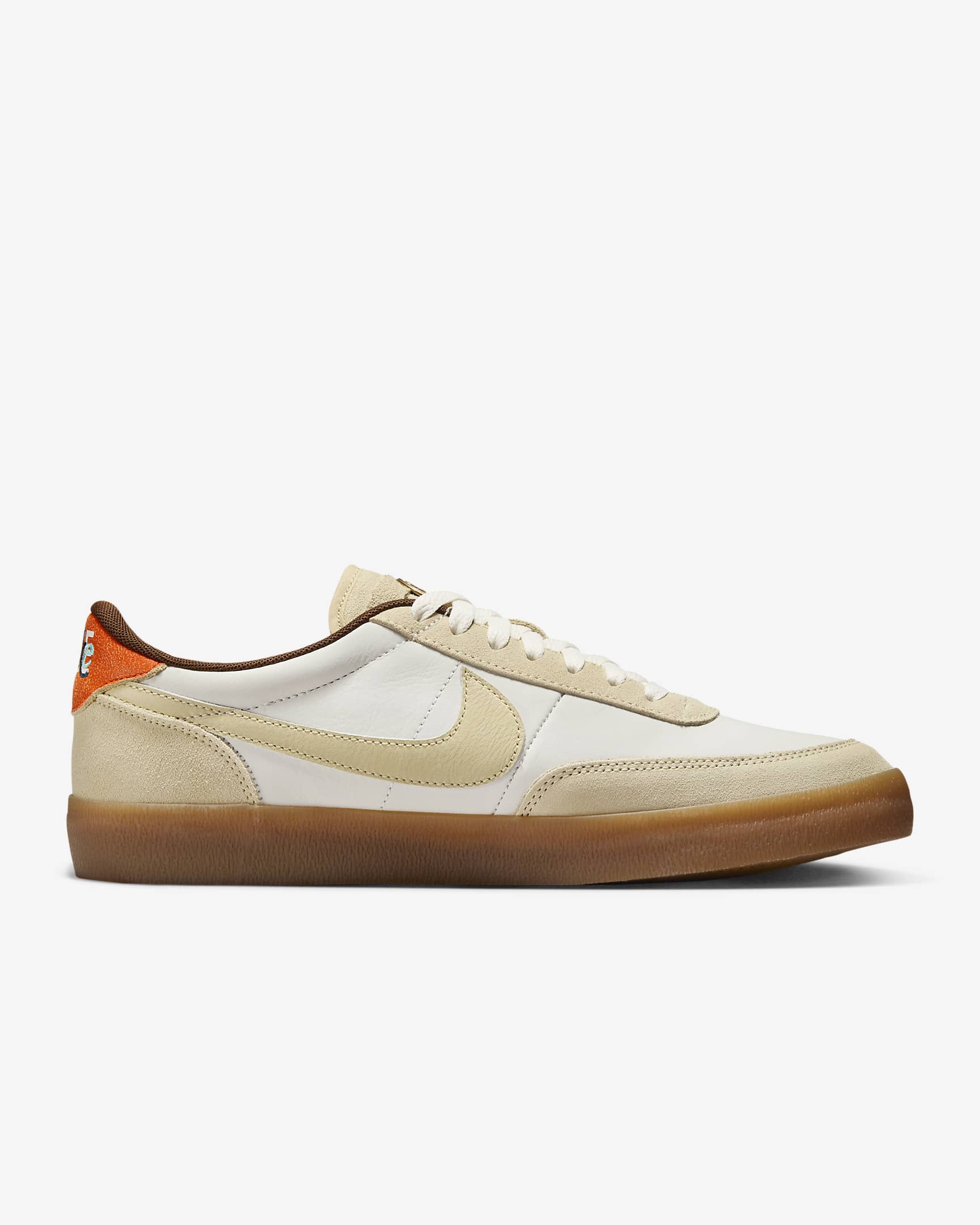 Nike Killshot 2 Leather Men's Shoes - Sail/Gum Light Brown/Safety Orange/Team Gold