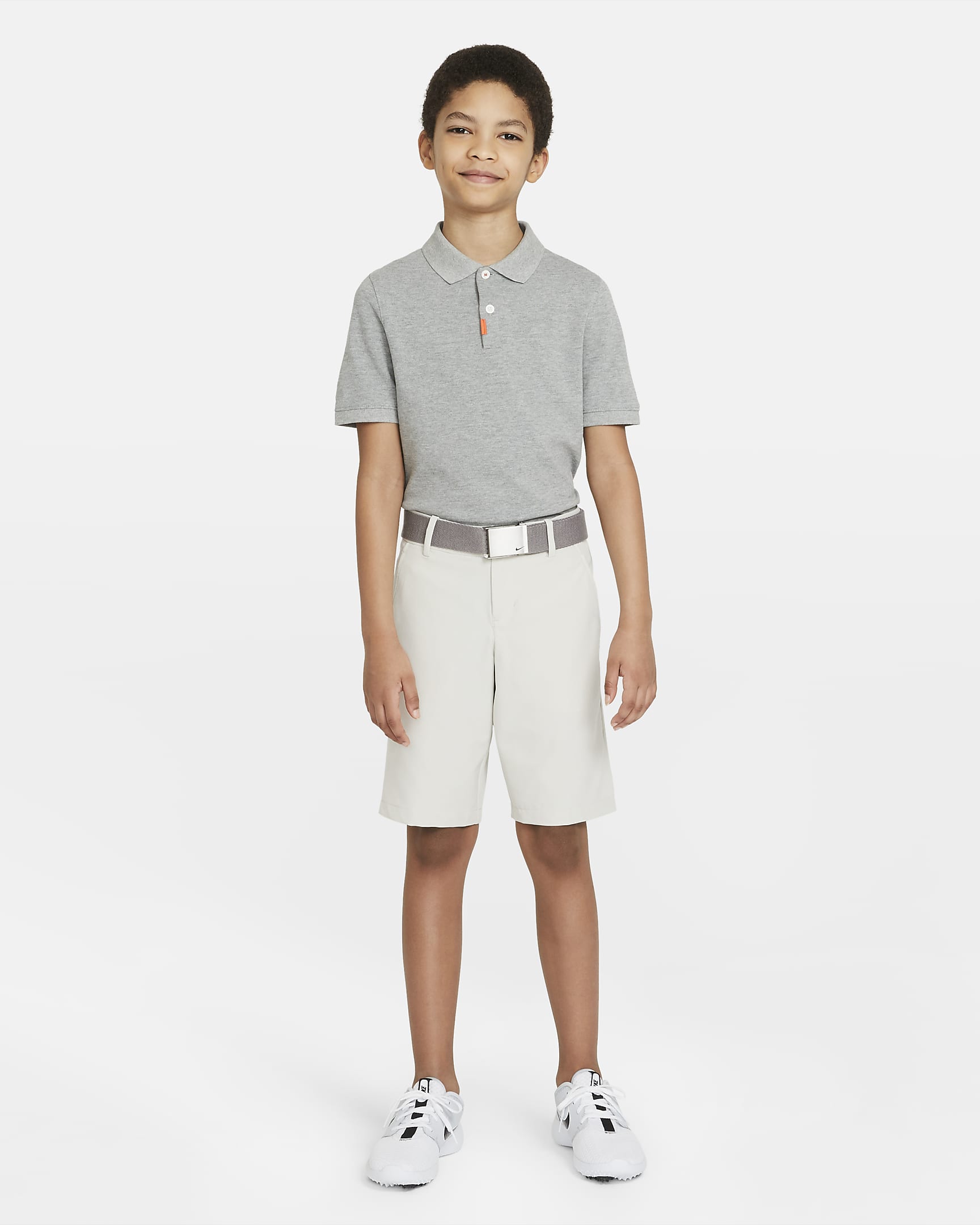 Nike golfshorts til store barn (gutt) - Light Bone/Svart