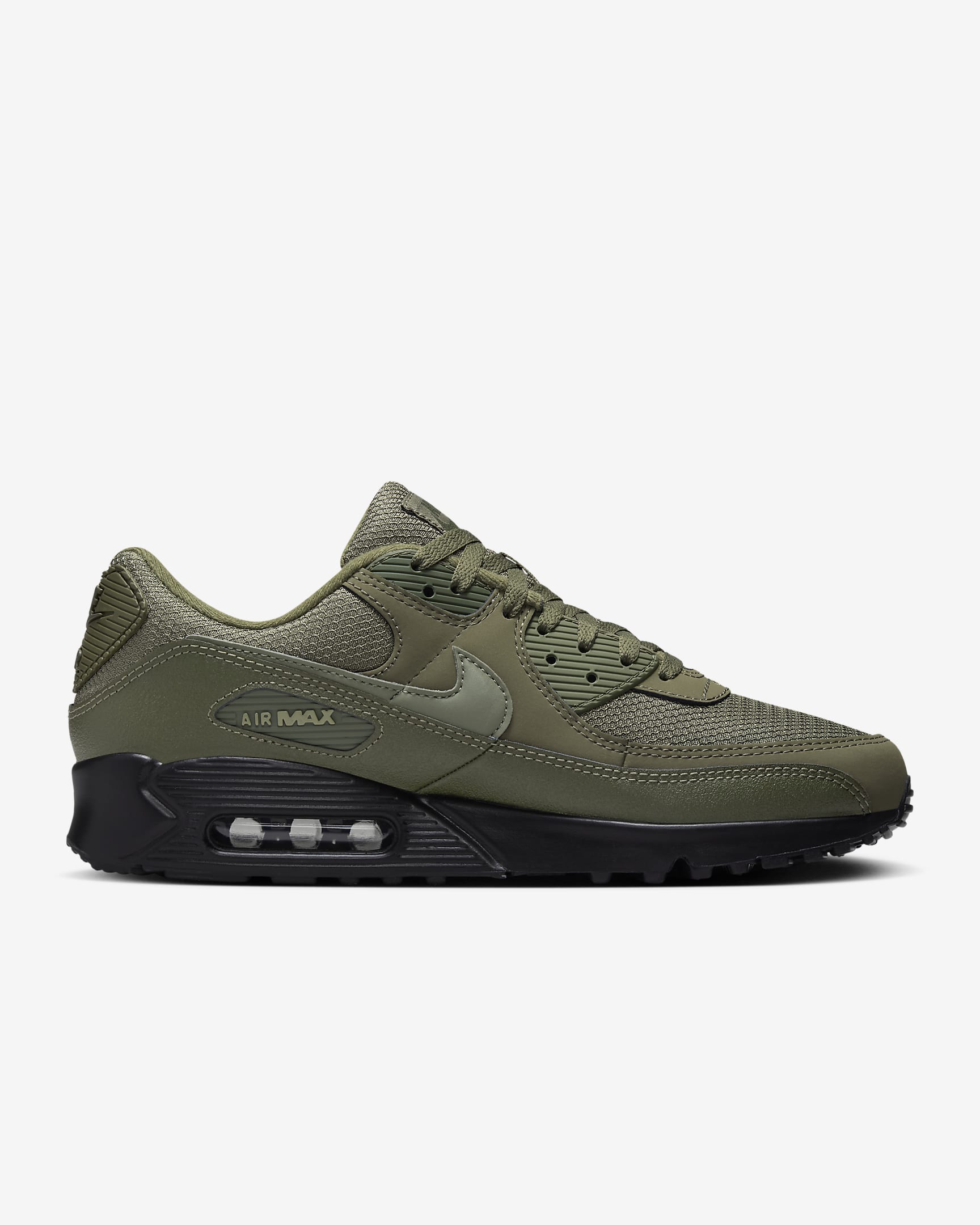 Chaussure Nike Air Max 90 pour homme - Medium Olive/Noir/Cargo Khaki