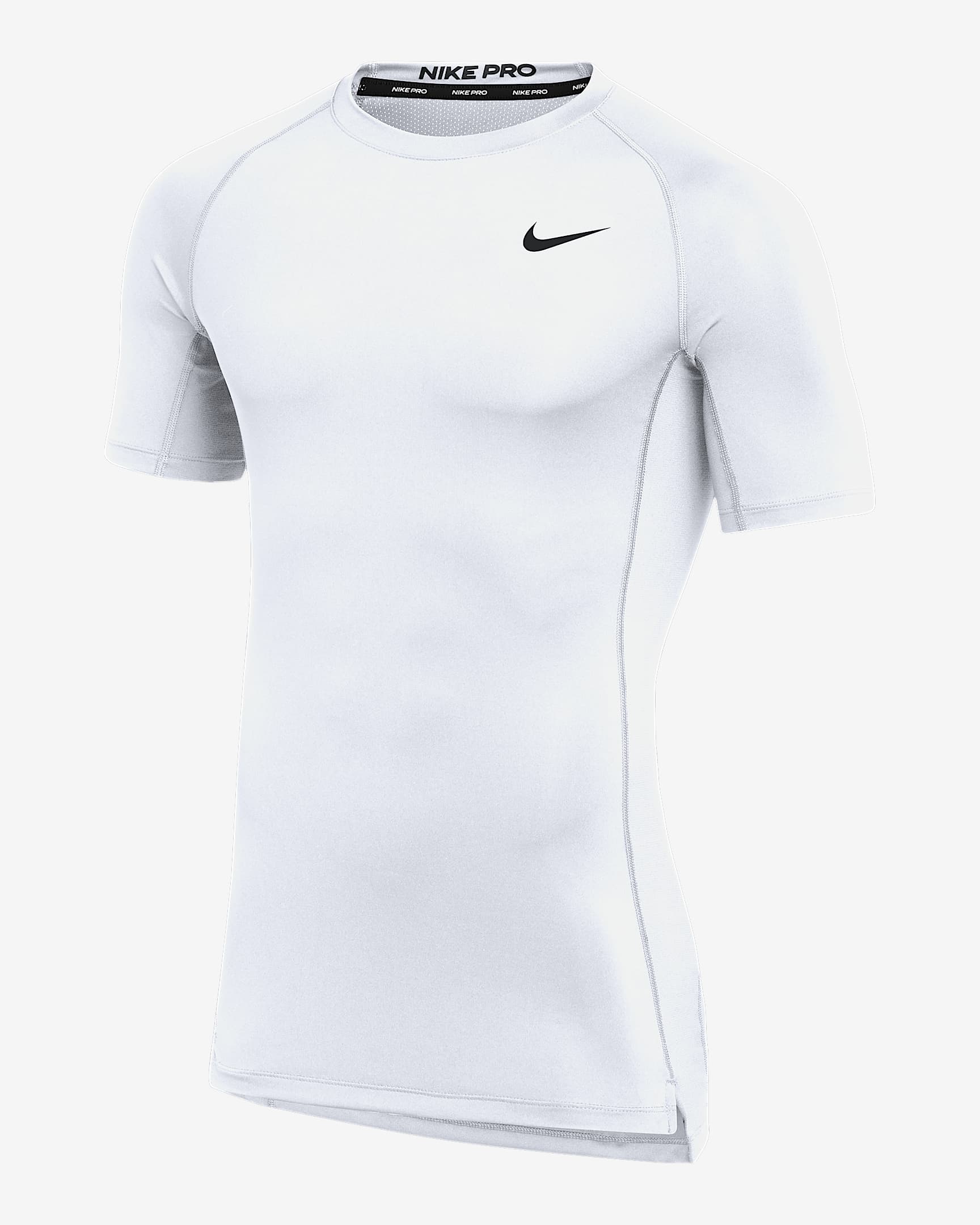 Nike Pro Men's Short-Sleeve Top - White/Black