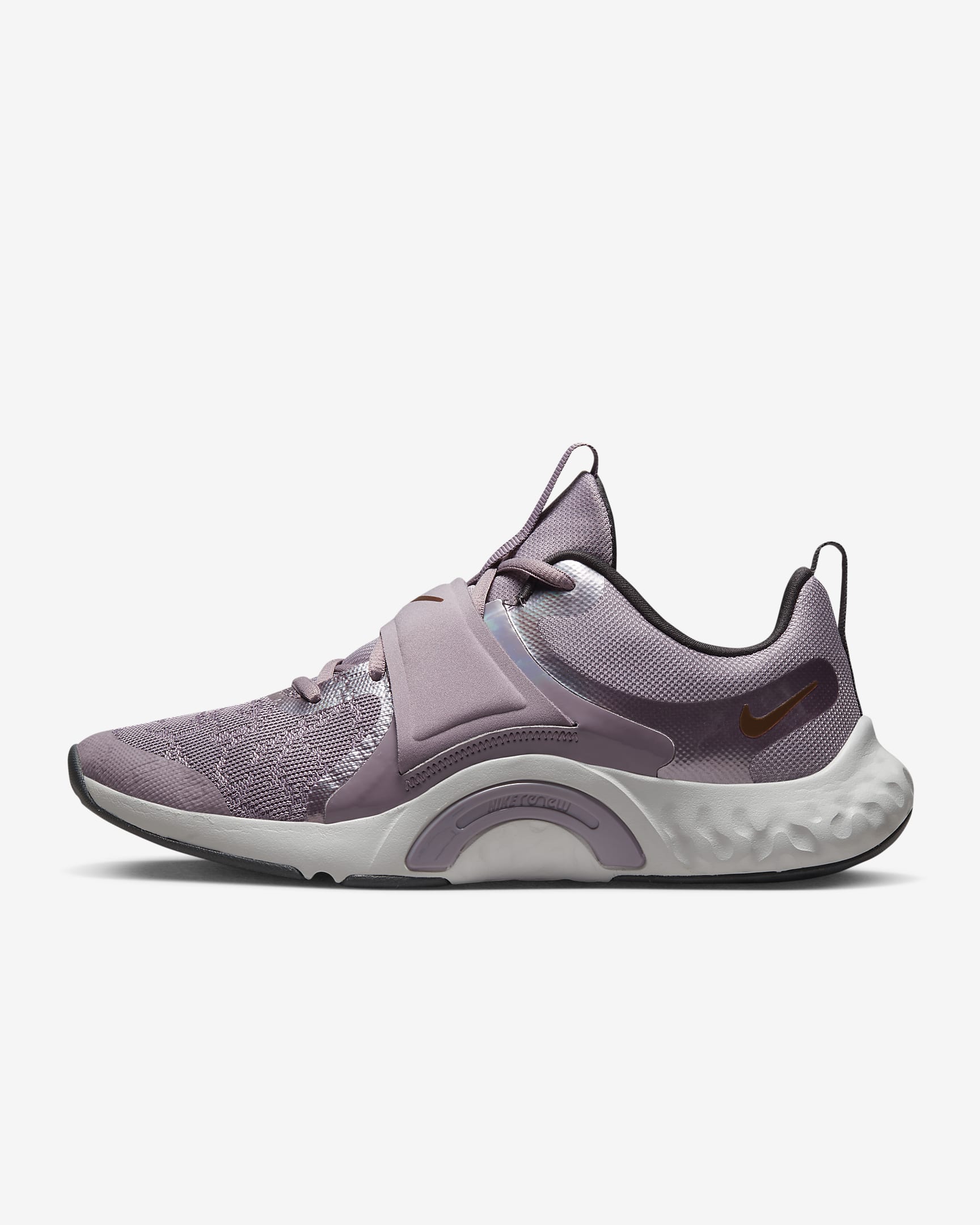 Nike Renew In-Season TR 12 Premium Women's Training Shoes - Purple Smoke/Pure Platinum/Dark Smoke Grey/Metallic Copper