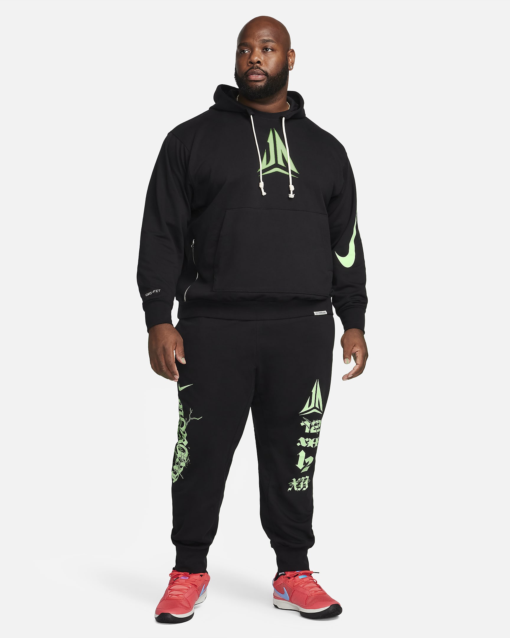 Ja Standard Issue Men's Dri-FIT Pullover Basketball Hoodie. Nike PT