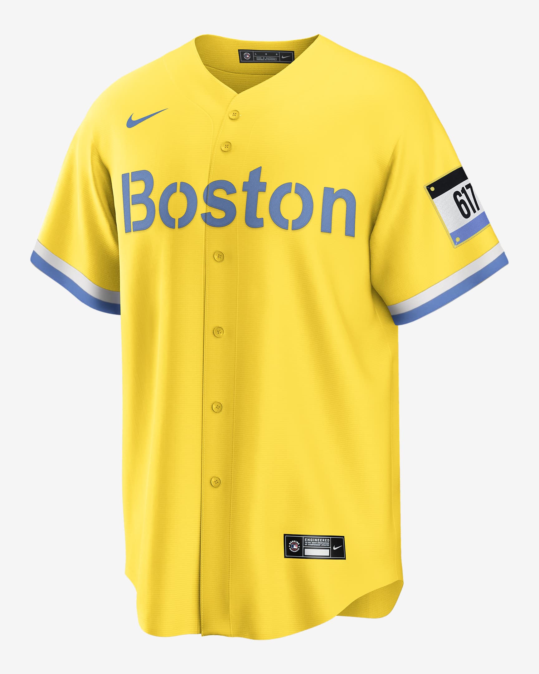 Boston Red Sox City Connect Men's Nike Dri-FIT ADV MLB Limited Jersey - Gold