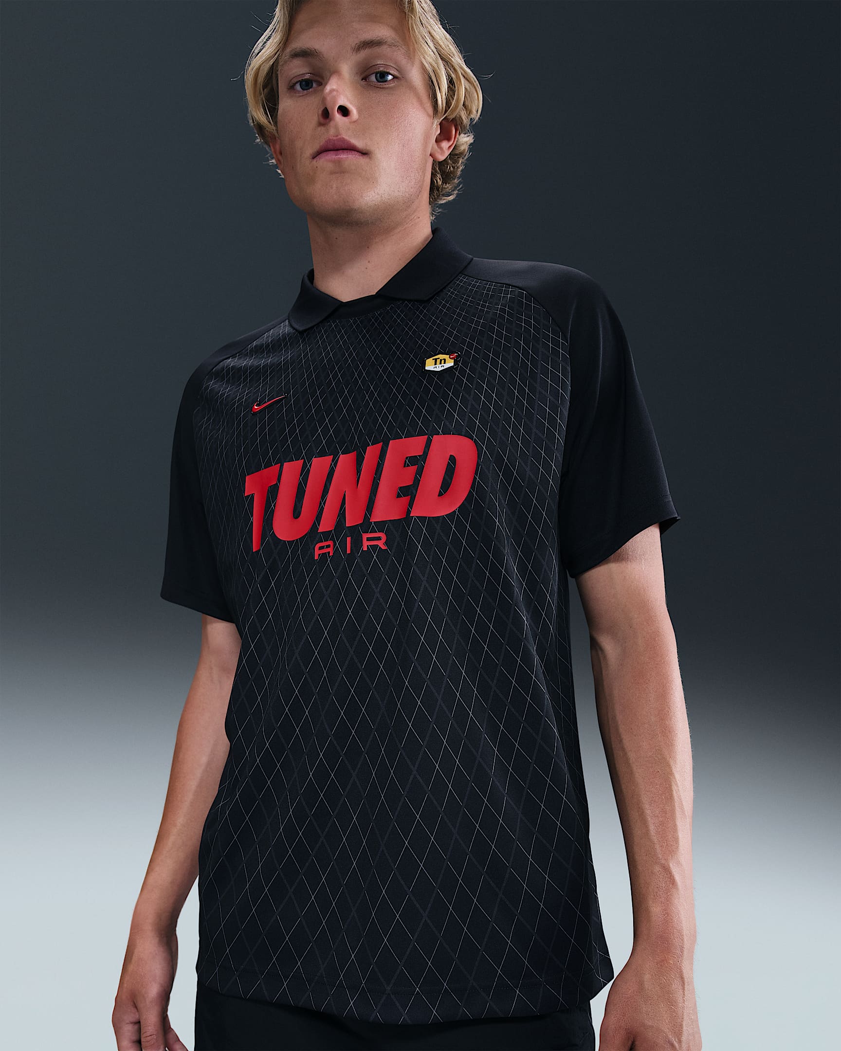 Fotbollströja Nike Sportswear för män - Svart/University Red
