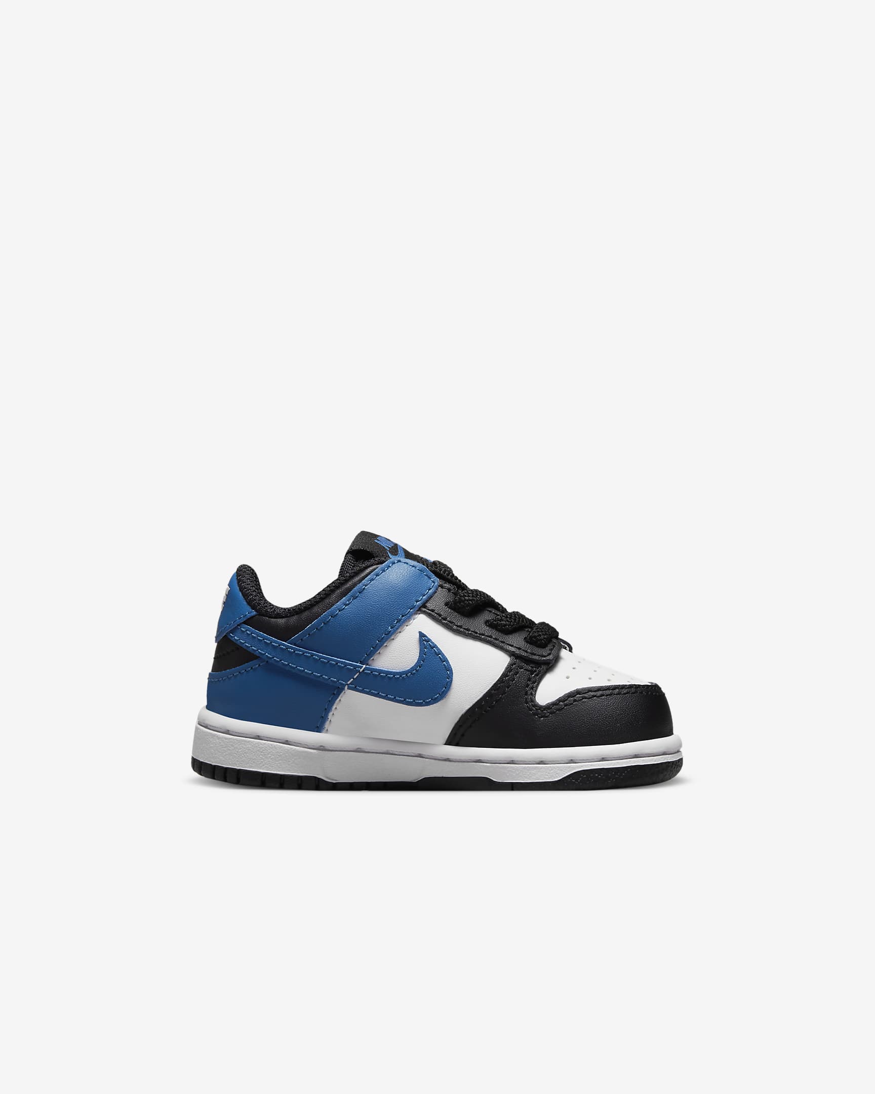 Nike Dunk Low Baby/Toddler Shoes - Summit White/Black/White/Industrial Blue