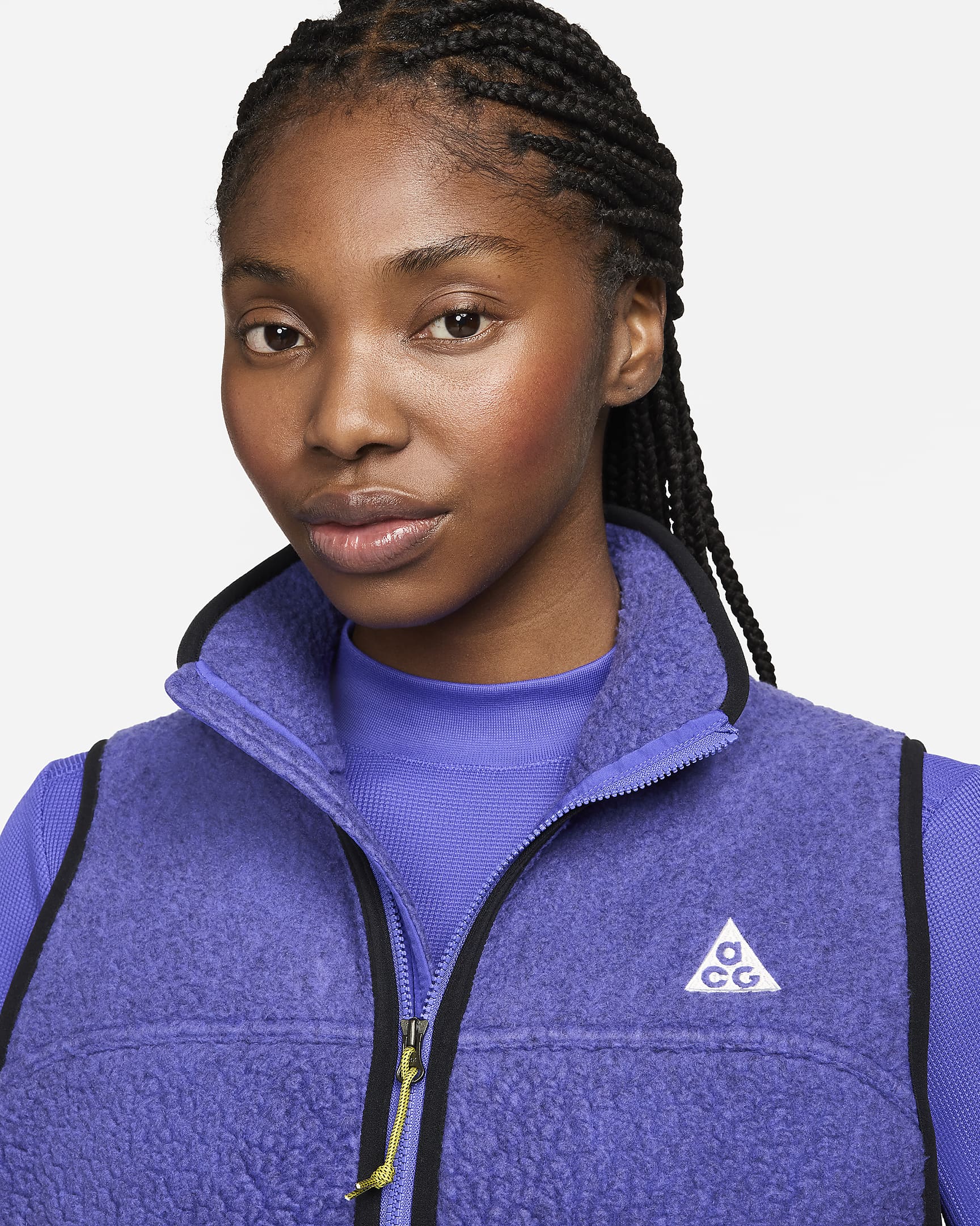 Veste sans manches Nike ACG « Arctic Wolf » pour femme - Persian Violet/Noir/Summit White