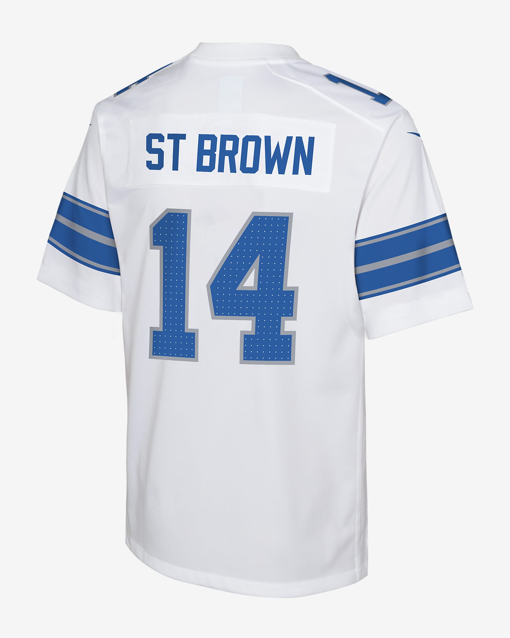 Jersey Nike de la NFL Game para niños talla grande Amon-Ra St. Brown Detroit Lions - Blanco