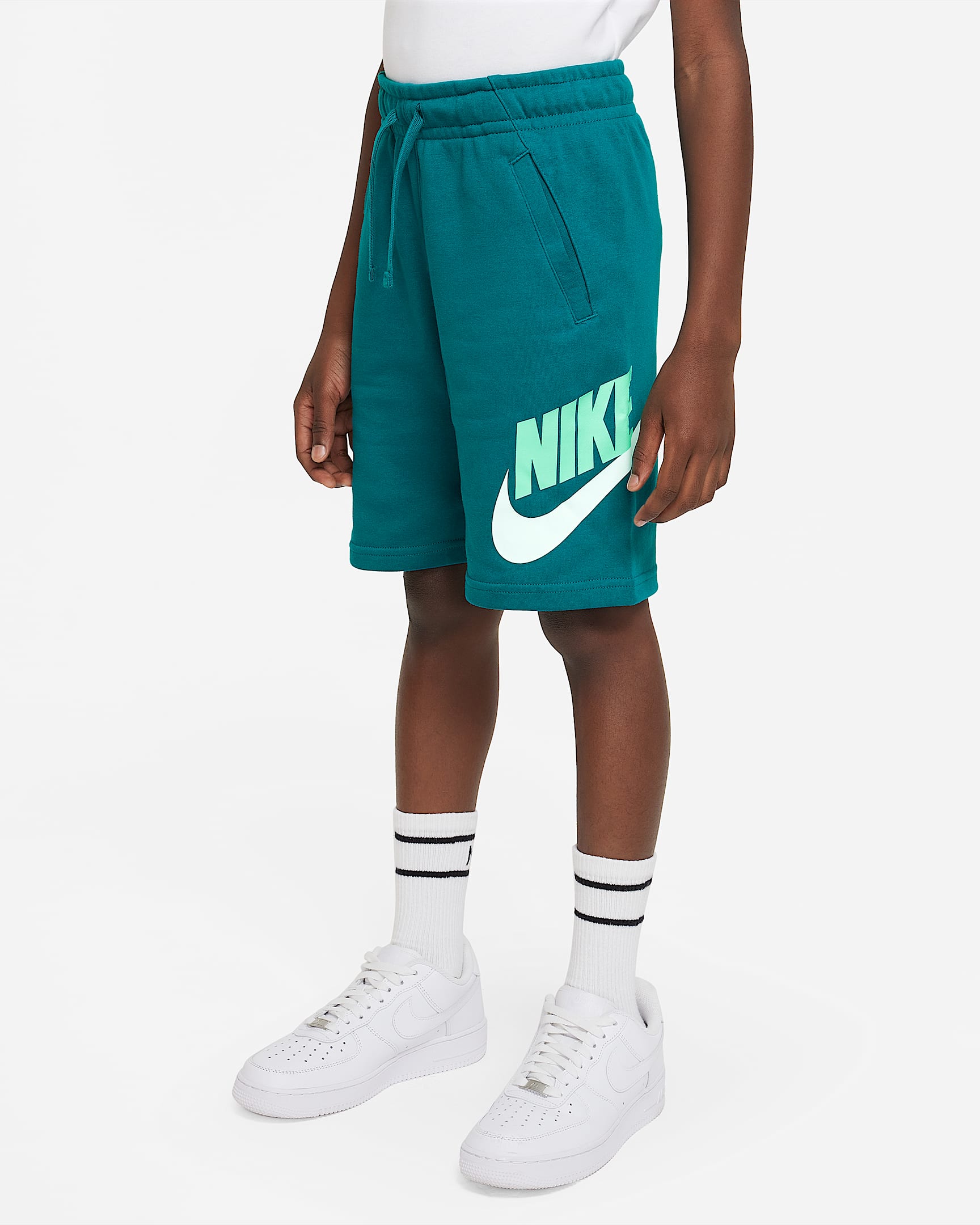 Nike Sportswear Club Fleece Big Kids’ Shorts.