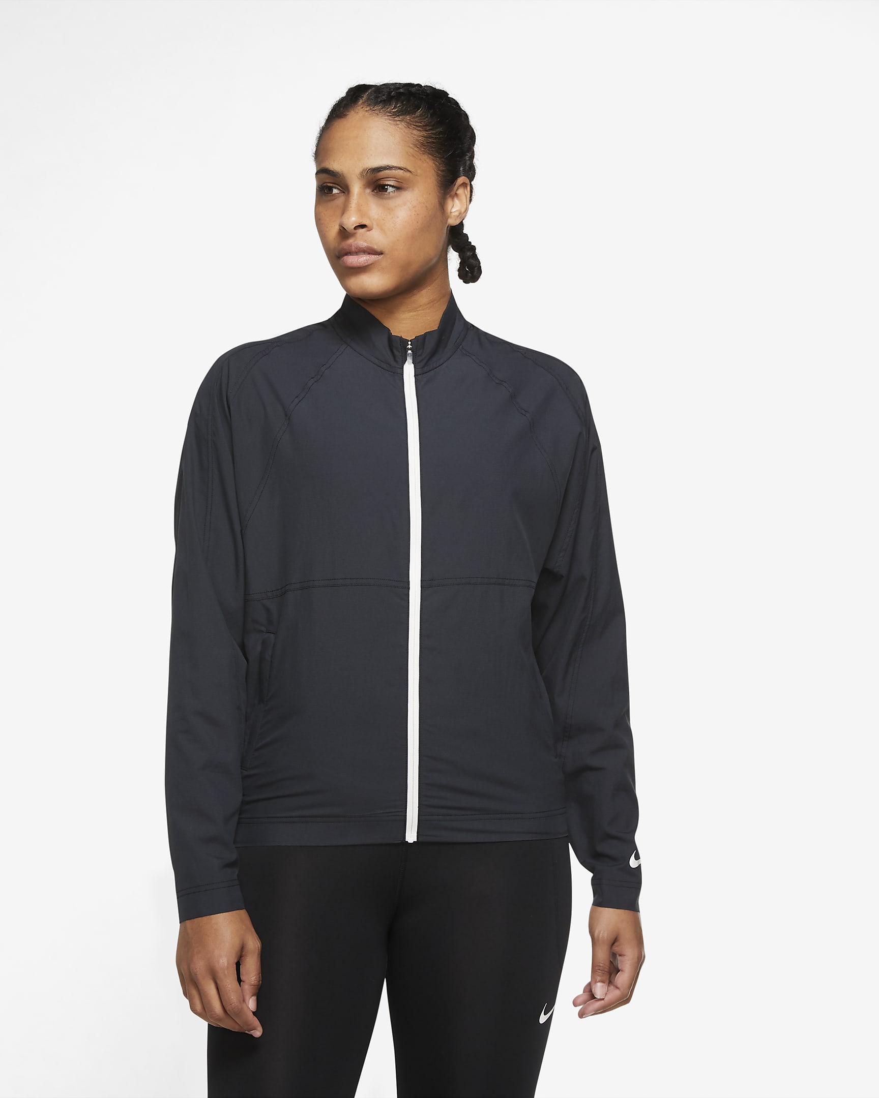 Chamarra de entrenamiento de running para mujer Nike Retro - Sombrío apagado/Sombrío apagado/Vela