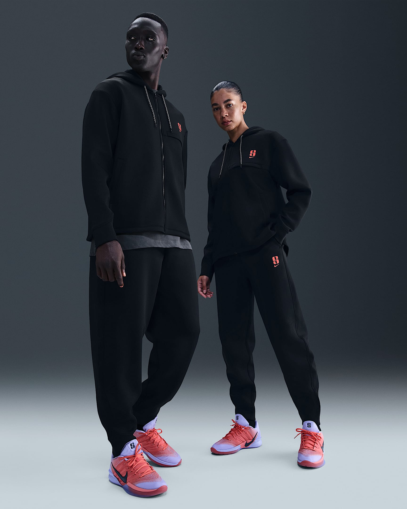 Sabrina Dri-FIT Loose Basketball Pants - Black/Purple Pulse/Magic Ember