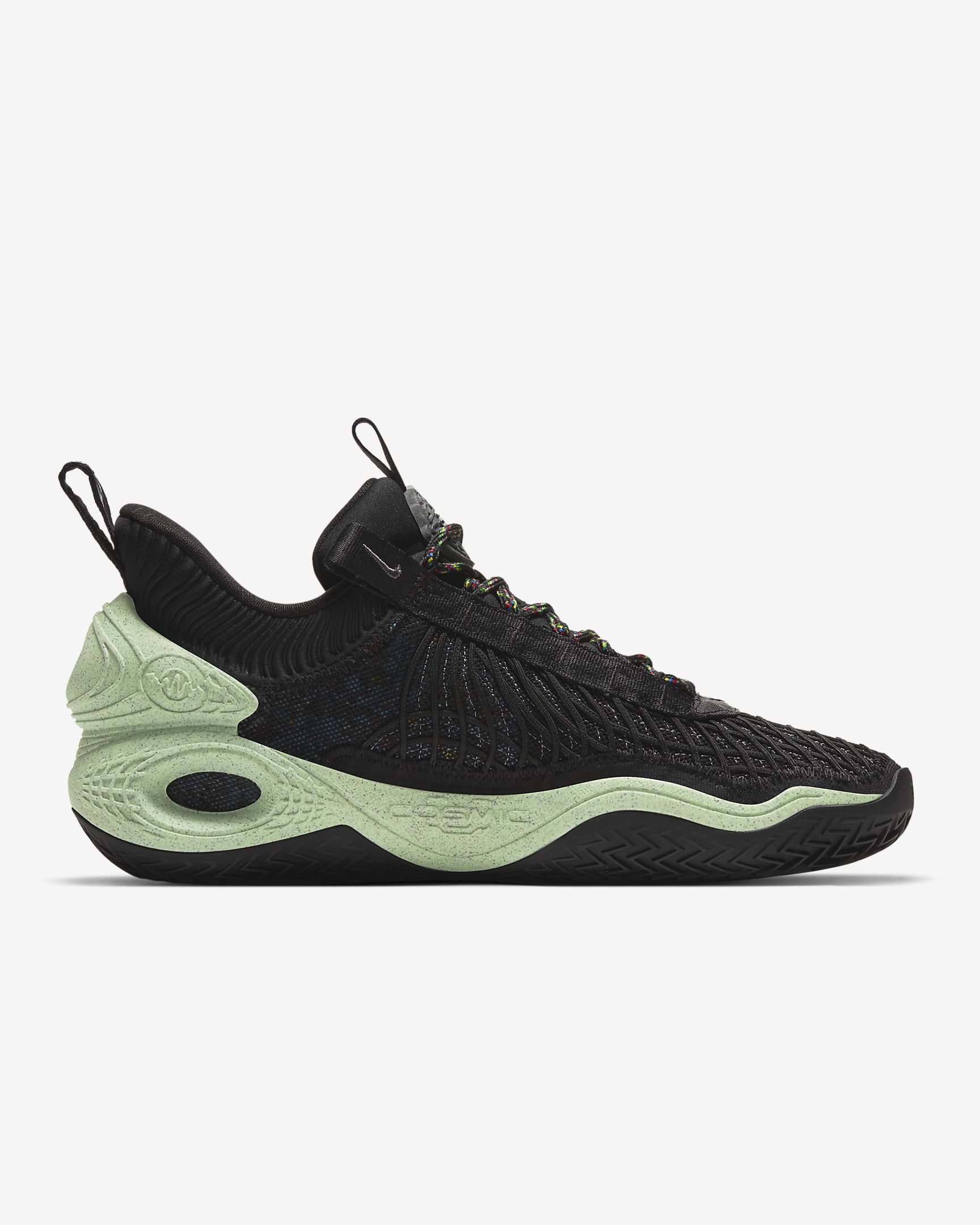 Calzado de básquetbol Nike Cosmic Unity "Green Glow" - Negro/Voltio ligero/Gris humo/Negro