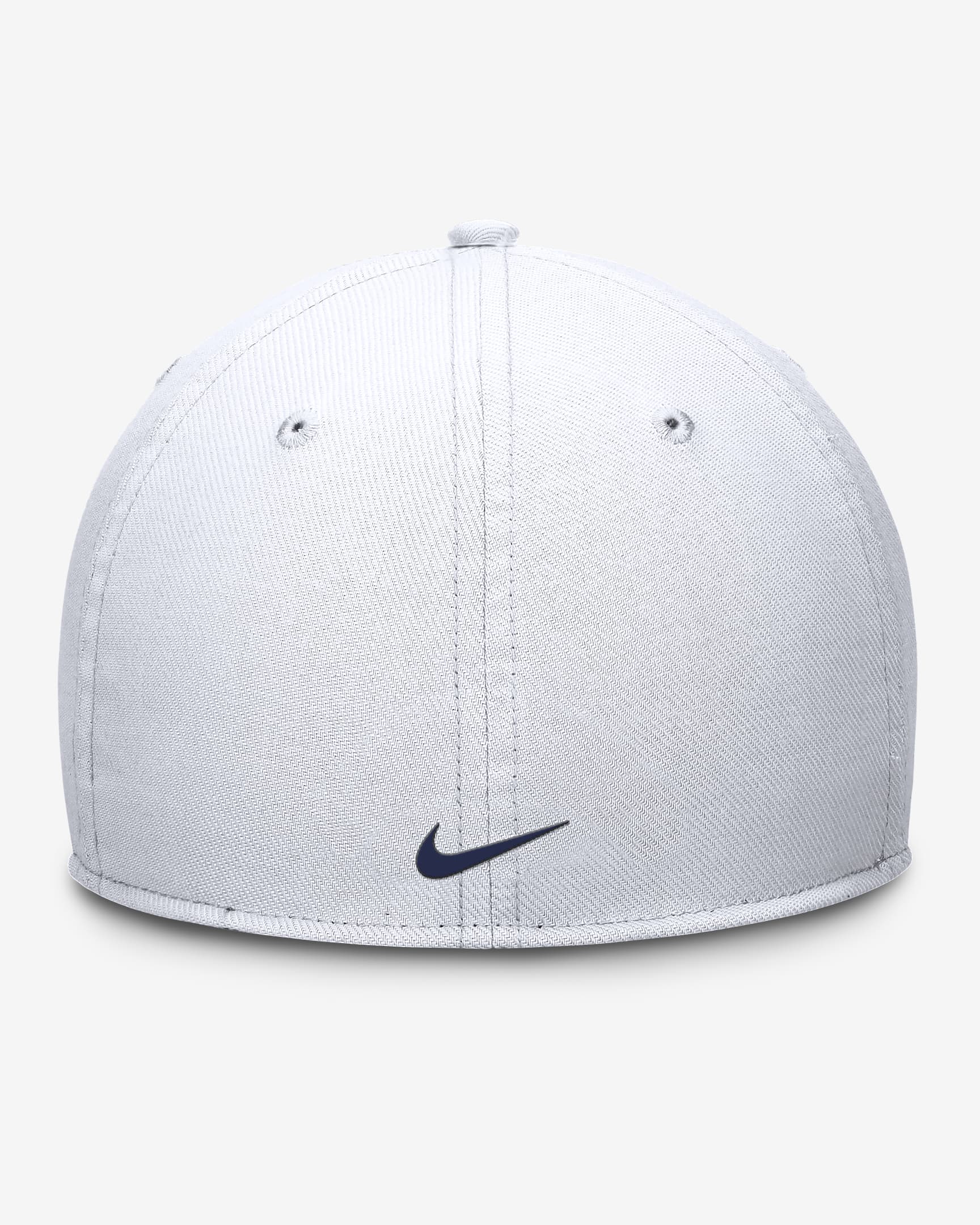 Gorra Nike Dri-FIT de la MLB para hombre Los Angeles Dodgers Evergreen Swoosh - Blanco