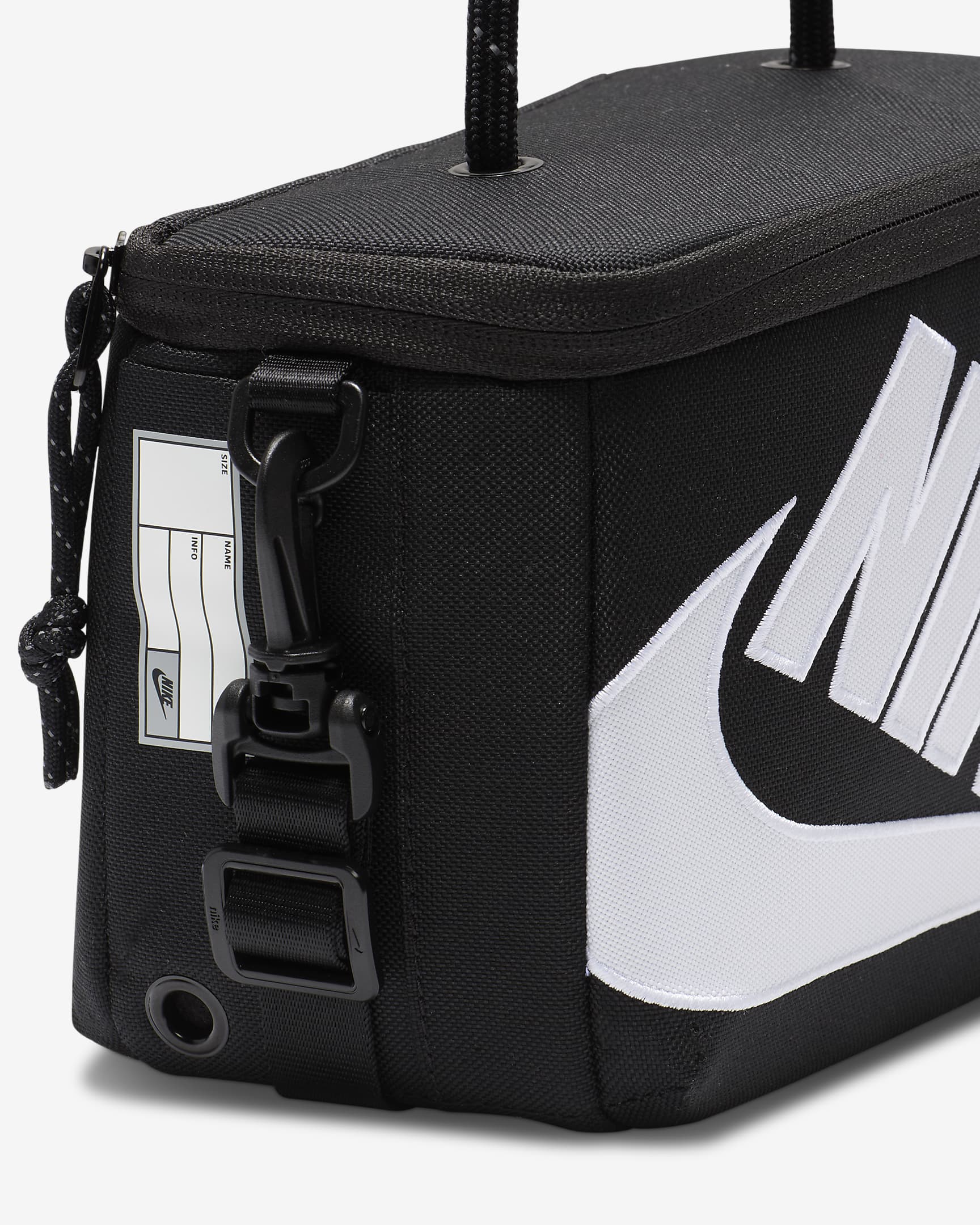 Nike Mini Shoe Box Cross-Body Bag (3L) - Black/Black/White